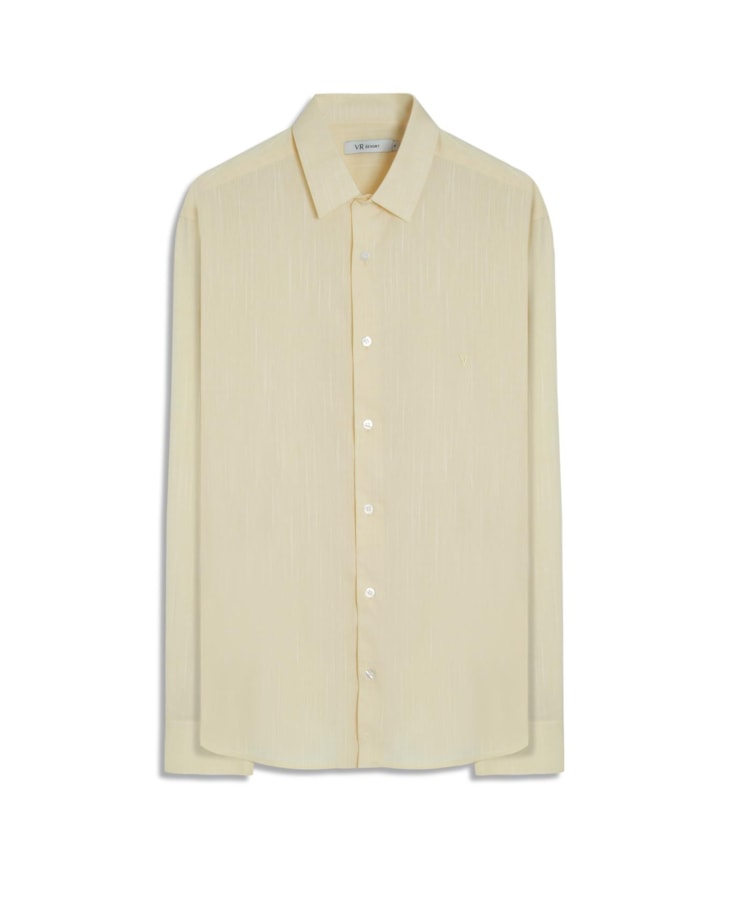 Camisa Tex Tropical Class Shangai Amarelo