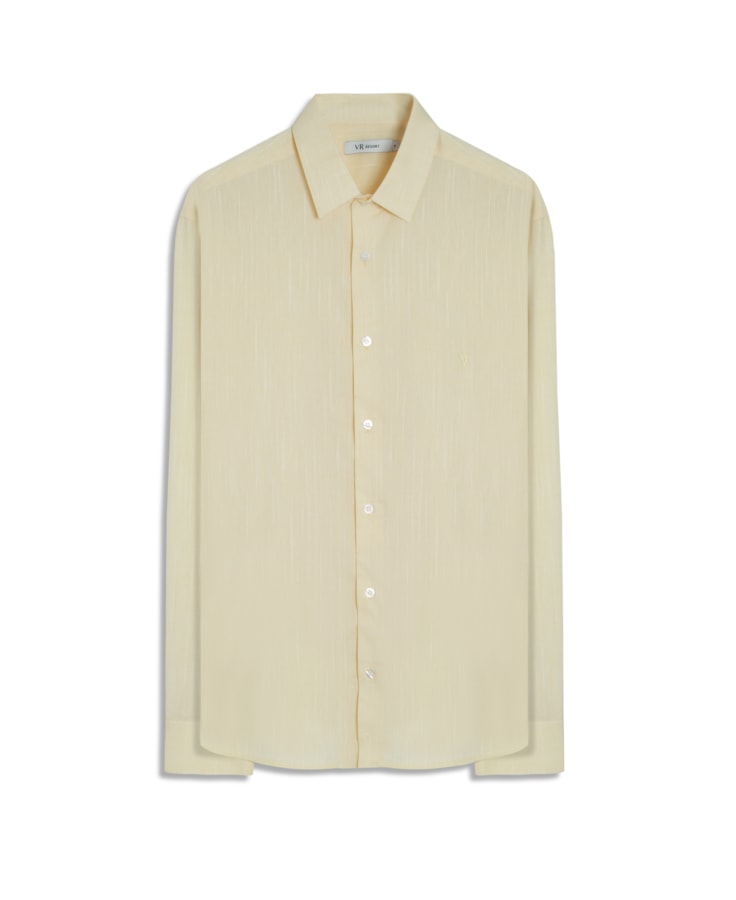 Camisa Tex Tropical Class Shangai Amarelo
