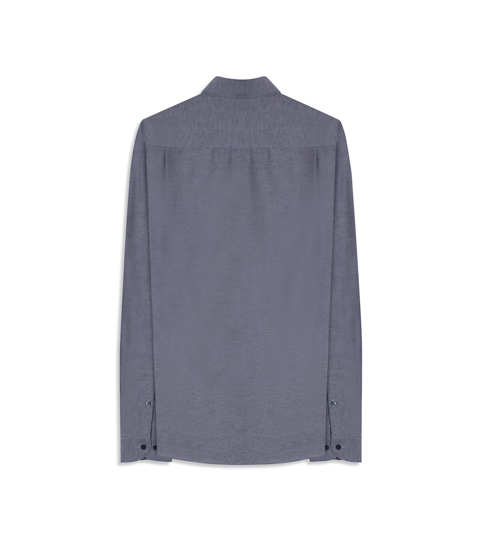 Camisa Tricoline Cotton Mescla Class Shangai Marinho