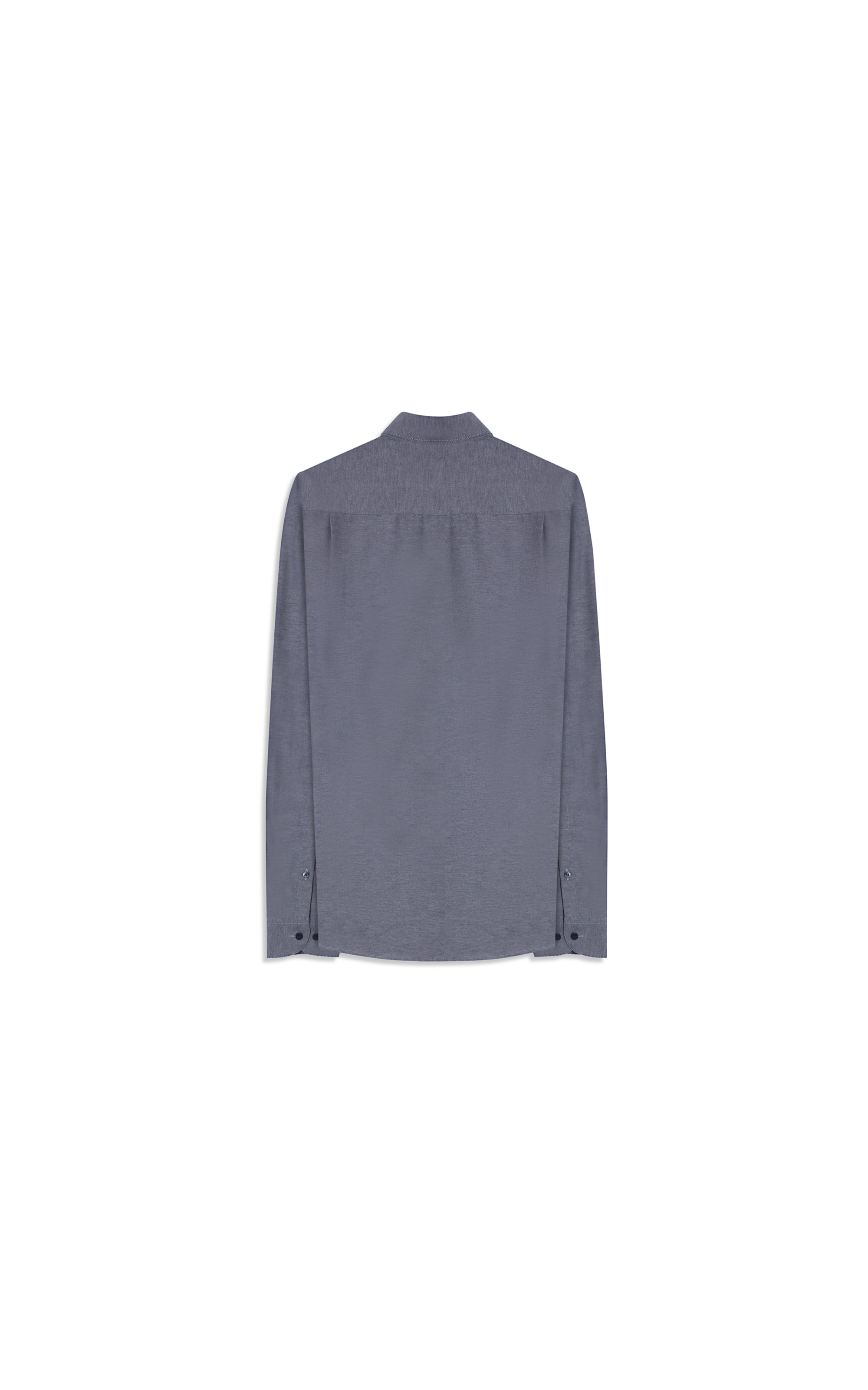 Camisa Tricoline Cotton Mescla Class Shangai Marinho