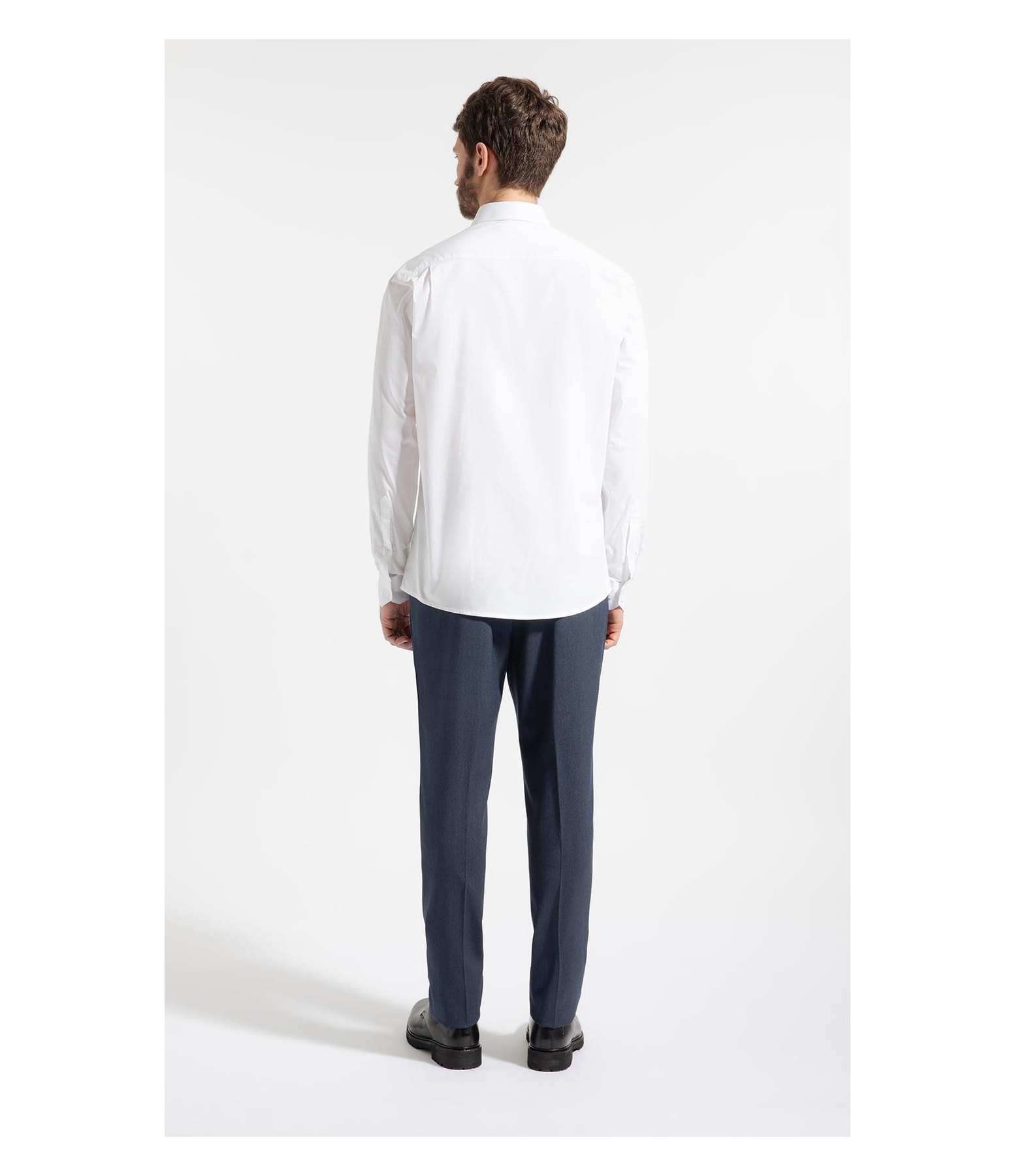 Camisa Tricoline Mozart New Class Shangai Branco