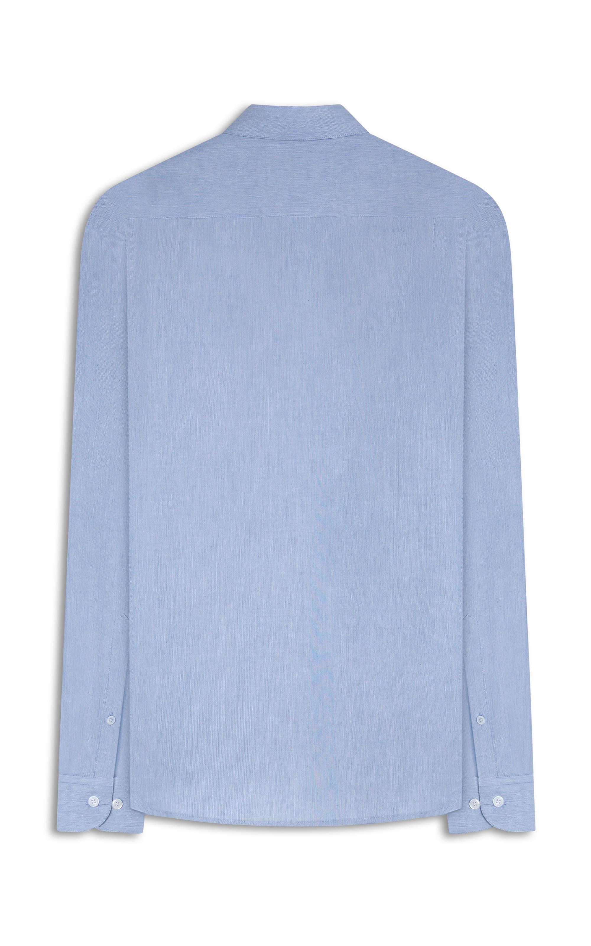 Camisa Tricoline Soft Dubai Azul Pervante