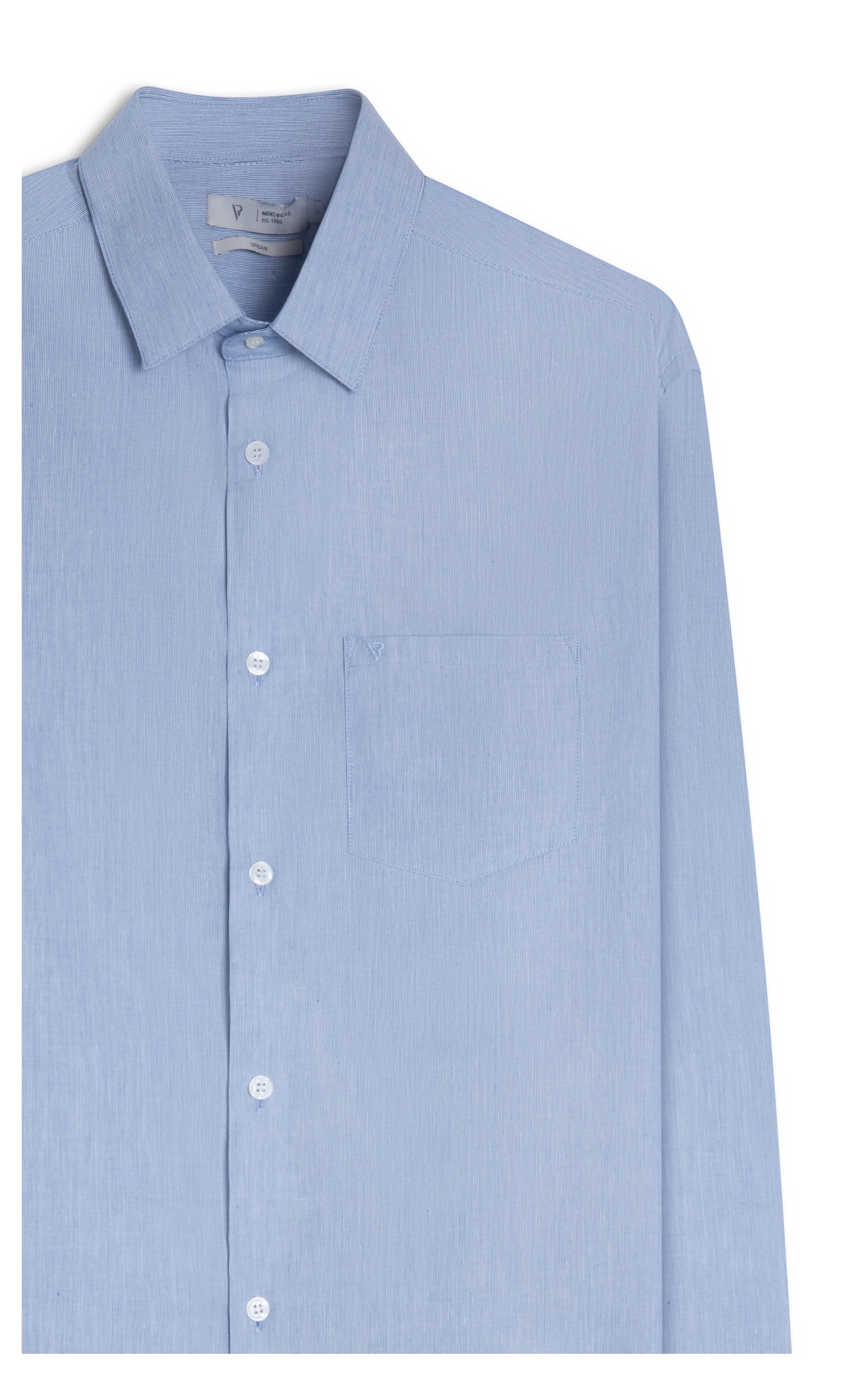 Camisa Tricoline Soft Dubai Azul Pervante