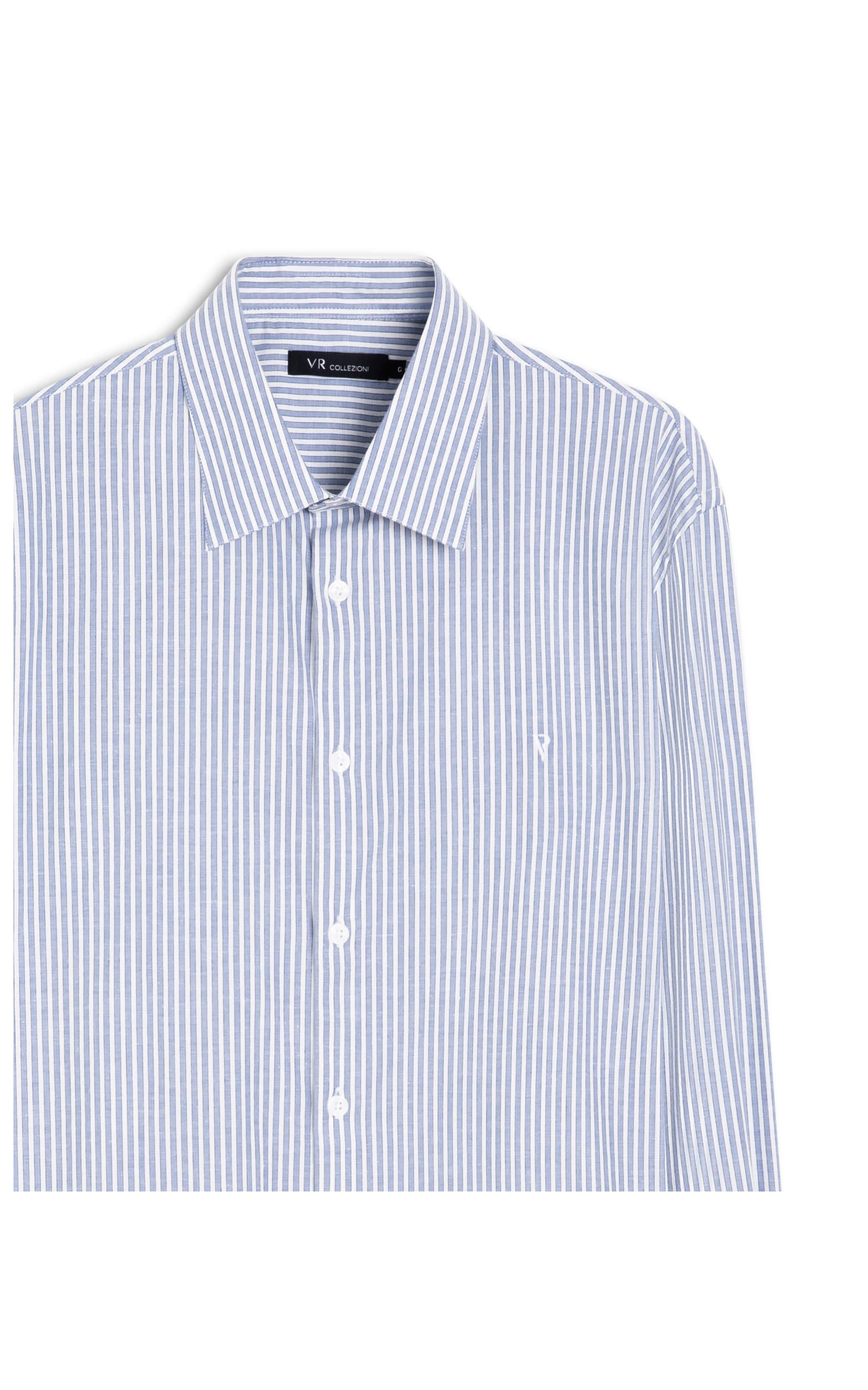 Camisa Villini Slim Azul Jeans