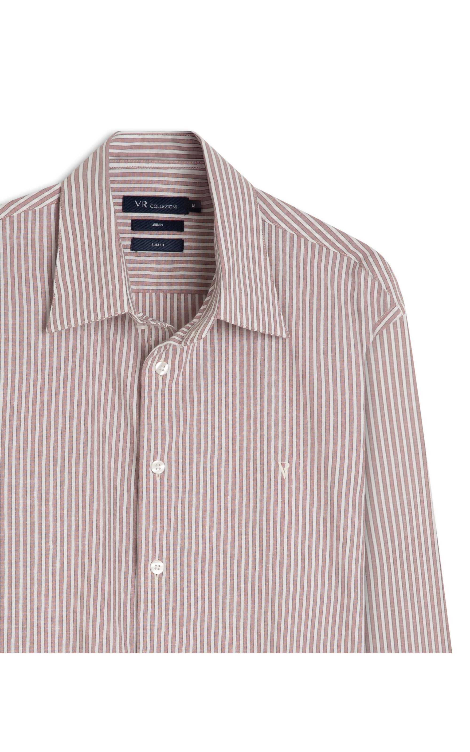Camisa Villini Slim Rosa Velho