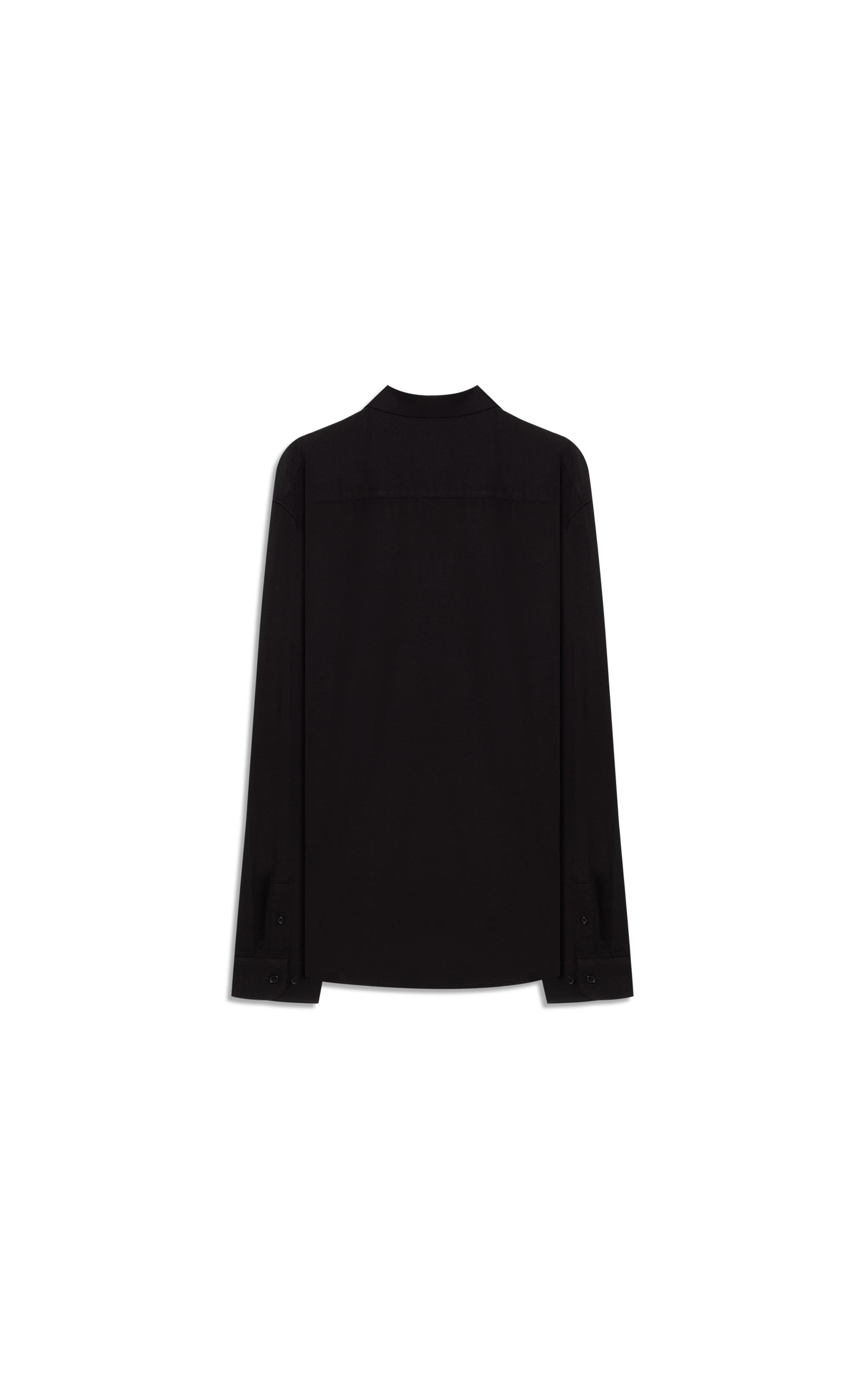 Camisa Visco Nylon Slim Fussioned Ml Preto
