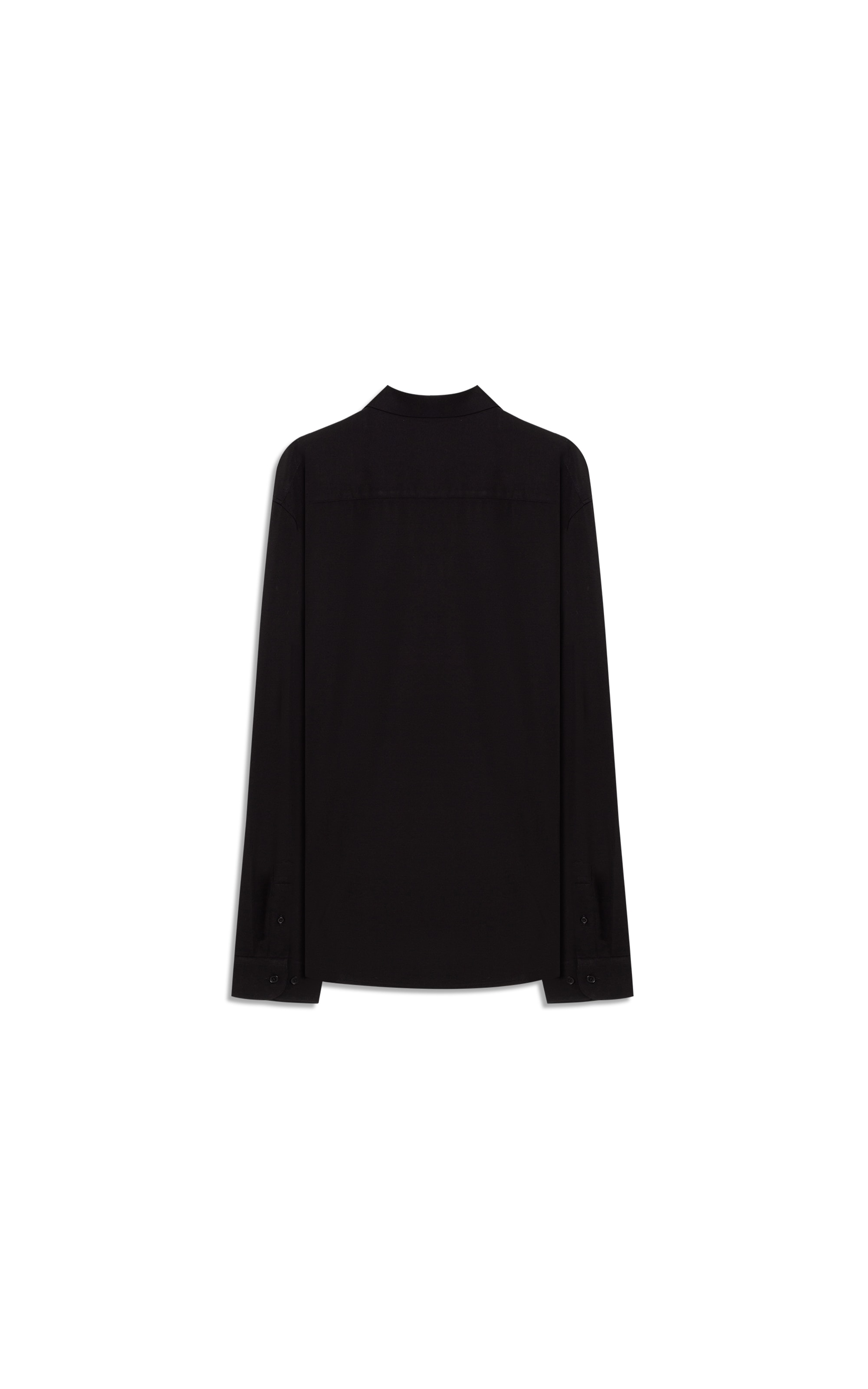Camisa Visco Nylon Slim Fussioned Ml Preto