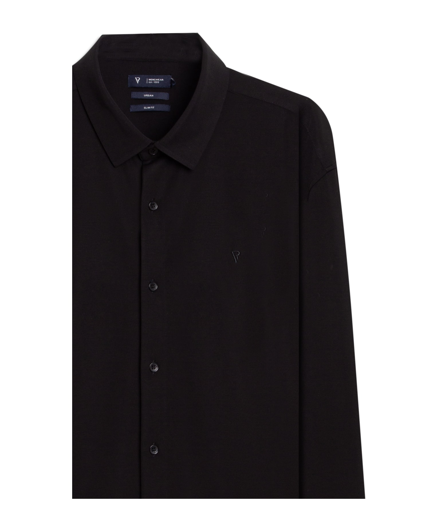 Camisa Visco Nylon Slim Fussioned Ml Preto