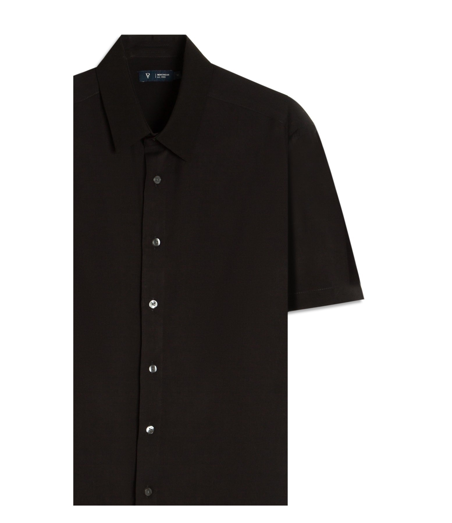 Camisa Visco Retro Shangai Preto