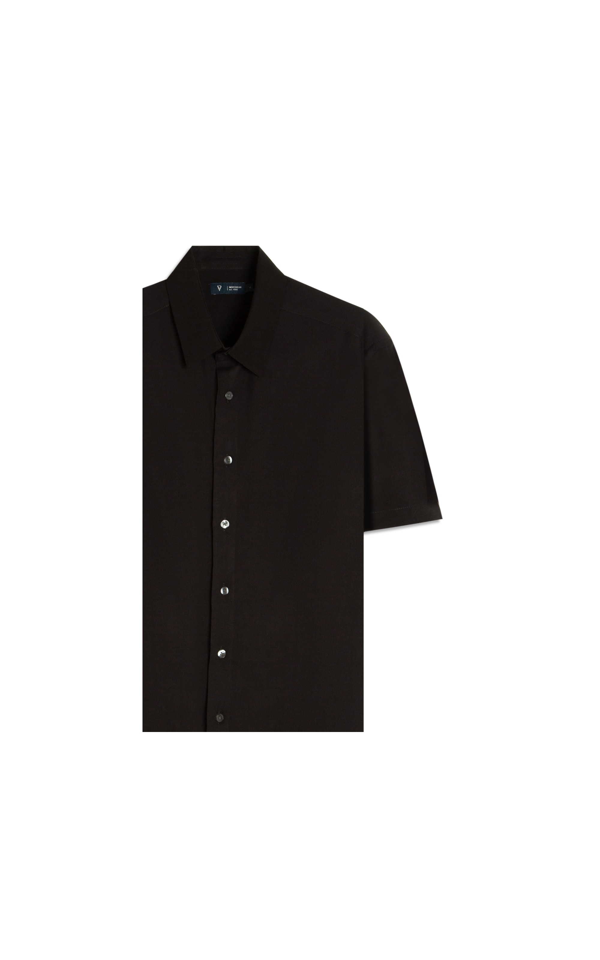 Camisa Visco Retro Shangai Preto