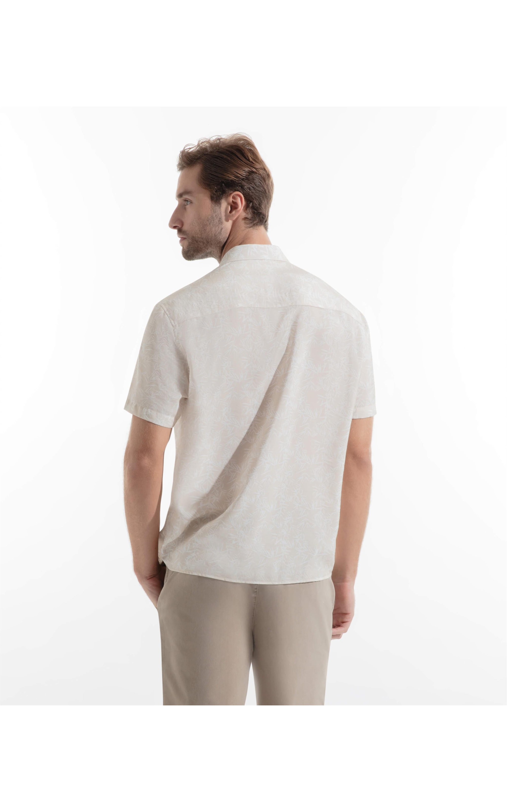 Camisa Viscose Com Poliamid Est Orquidea Prata