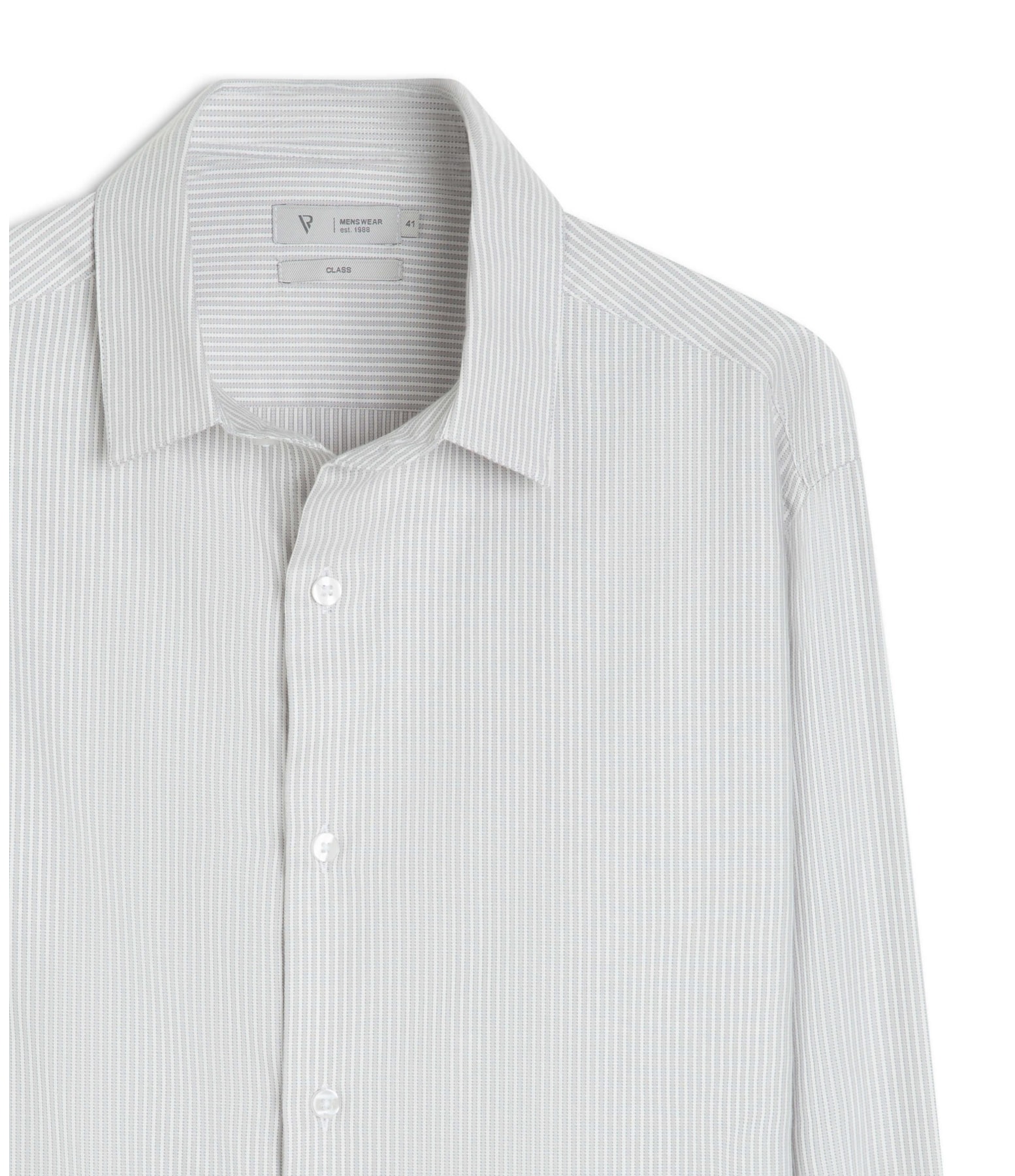 Camisa Vitti New Class Shangai Cinza Claro