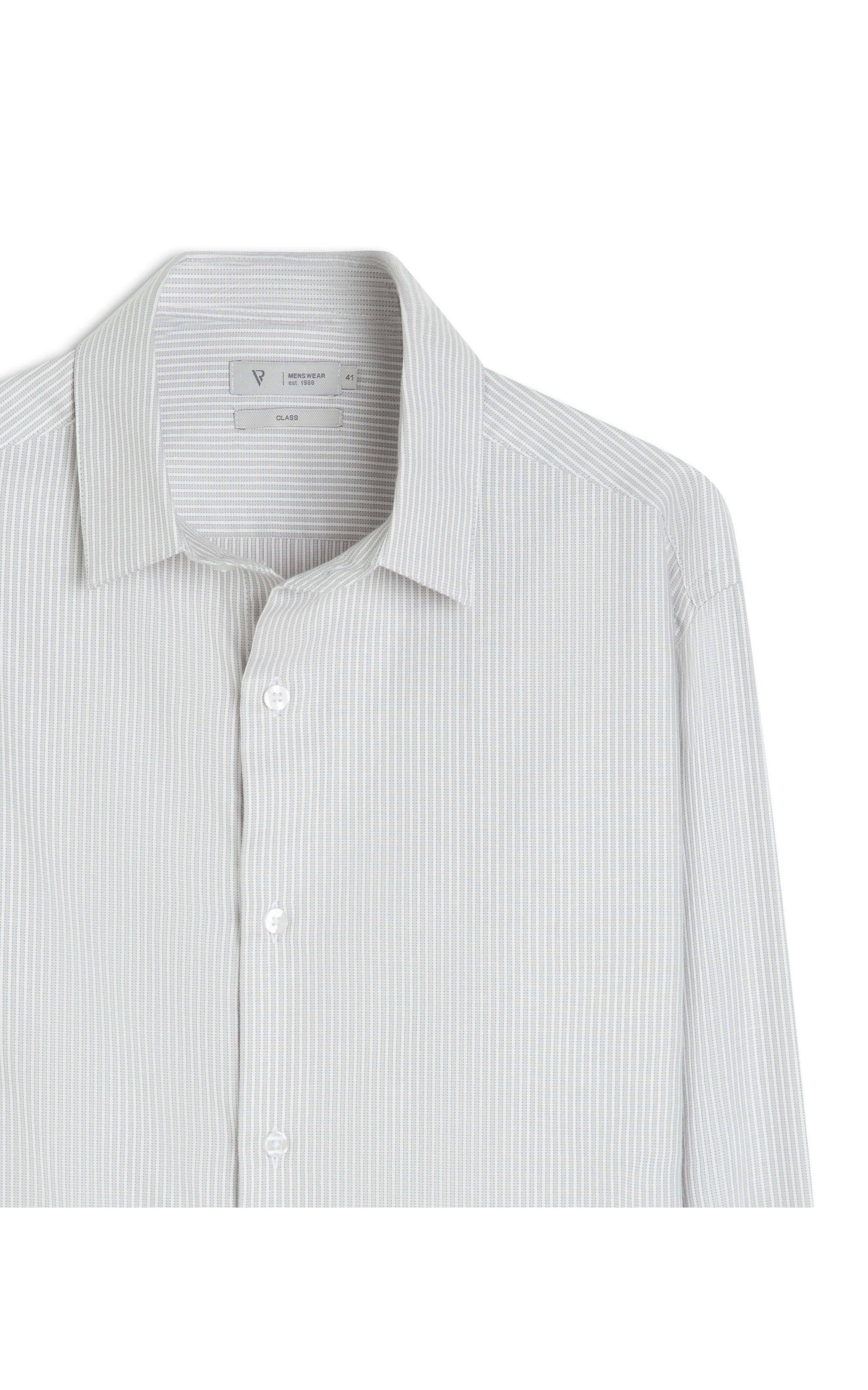 Camisa Vitti New Class Shangai Cinza Claro