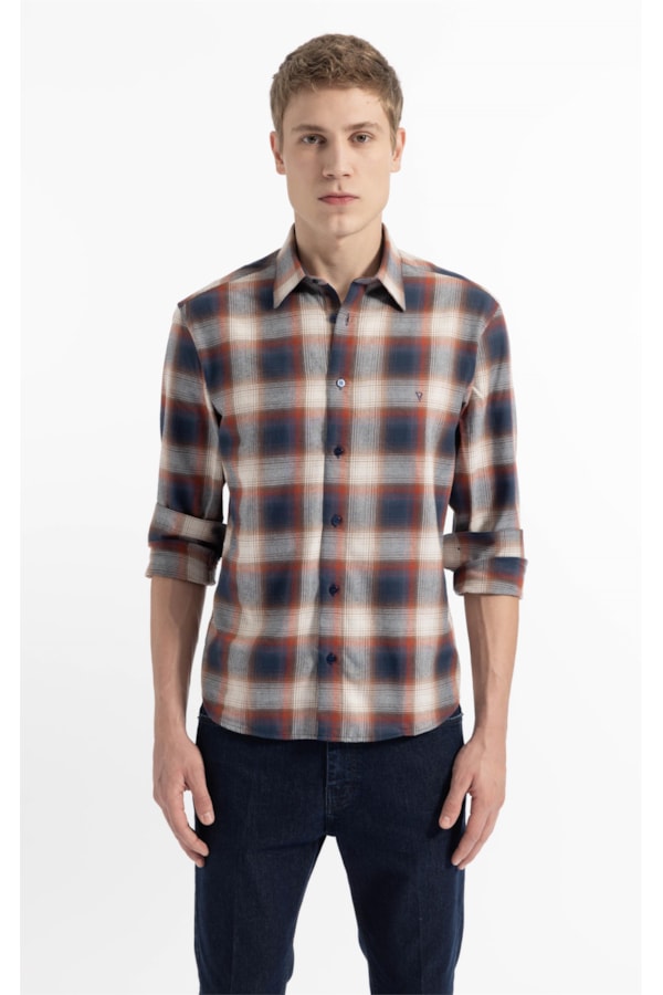 Camisa Wool Touch Centaurus Classic Iris Telha