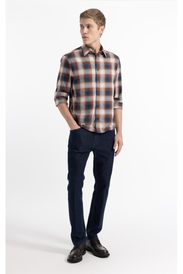 Camisa Wool Touch Centaurus Classic Iris Telha