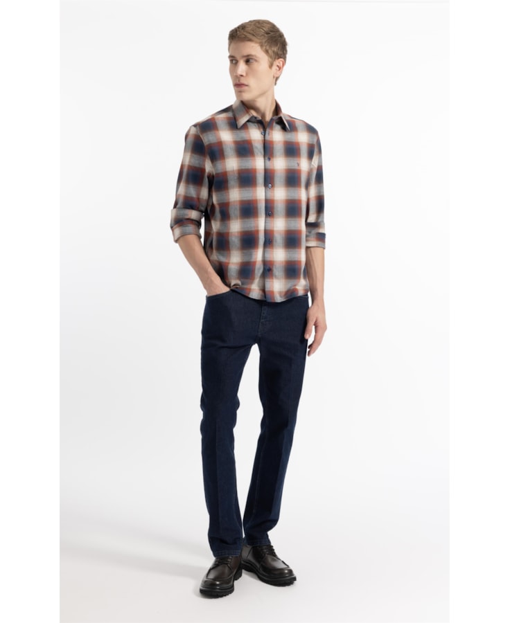 Camisa Wool Touch Centaurus Classic Iris Telha