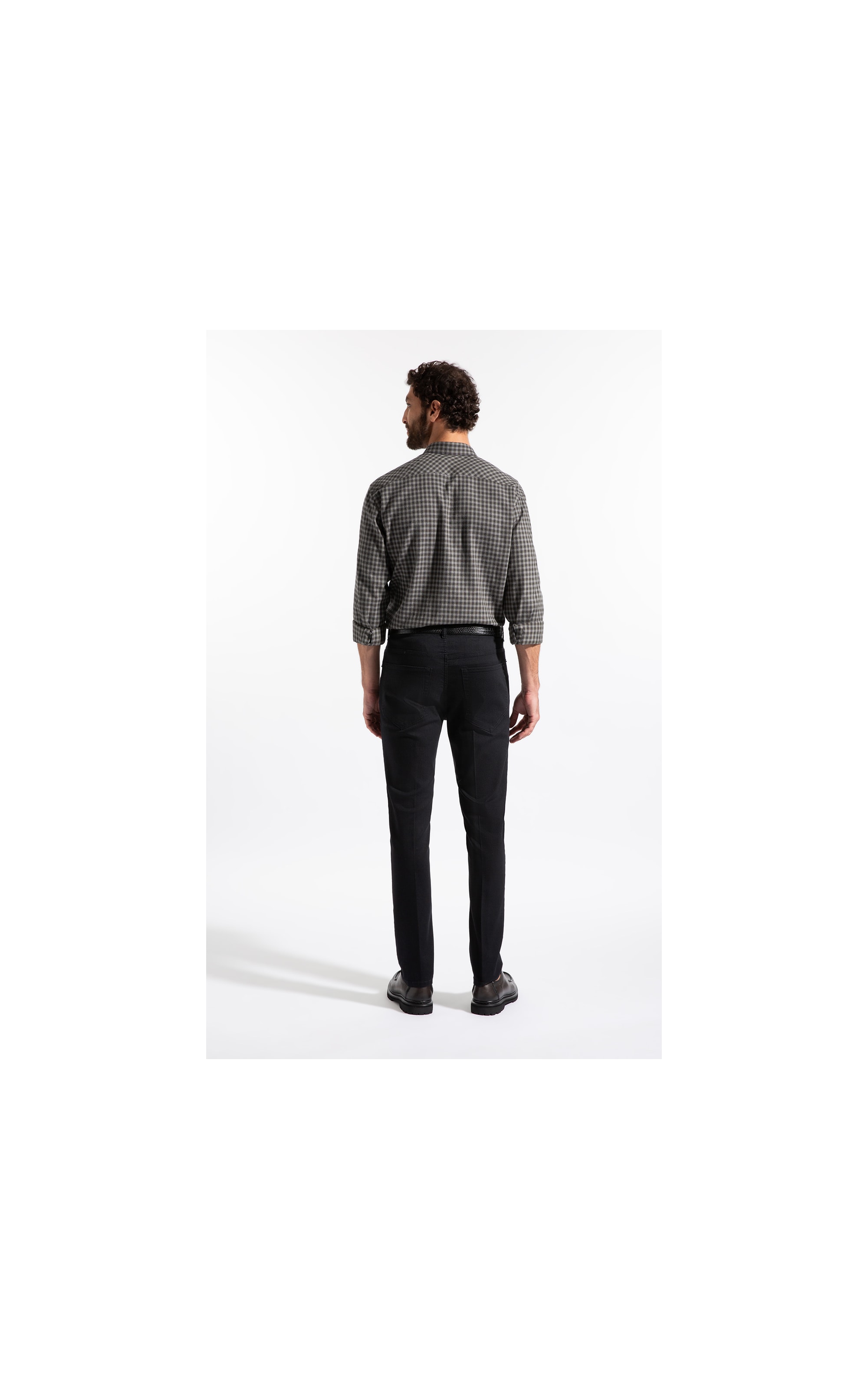 Wool Touch Robe Classic Irish Ml Tabaco