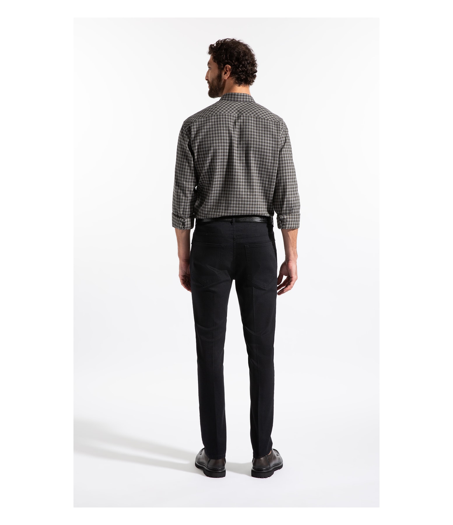 Wool Touch Robe Classic Irish Ml Tabaco