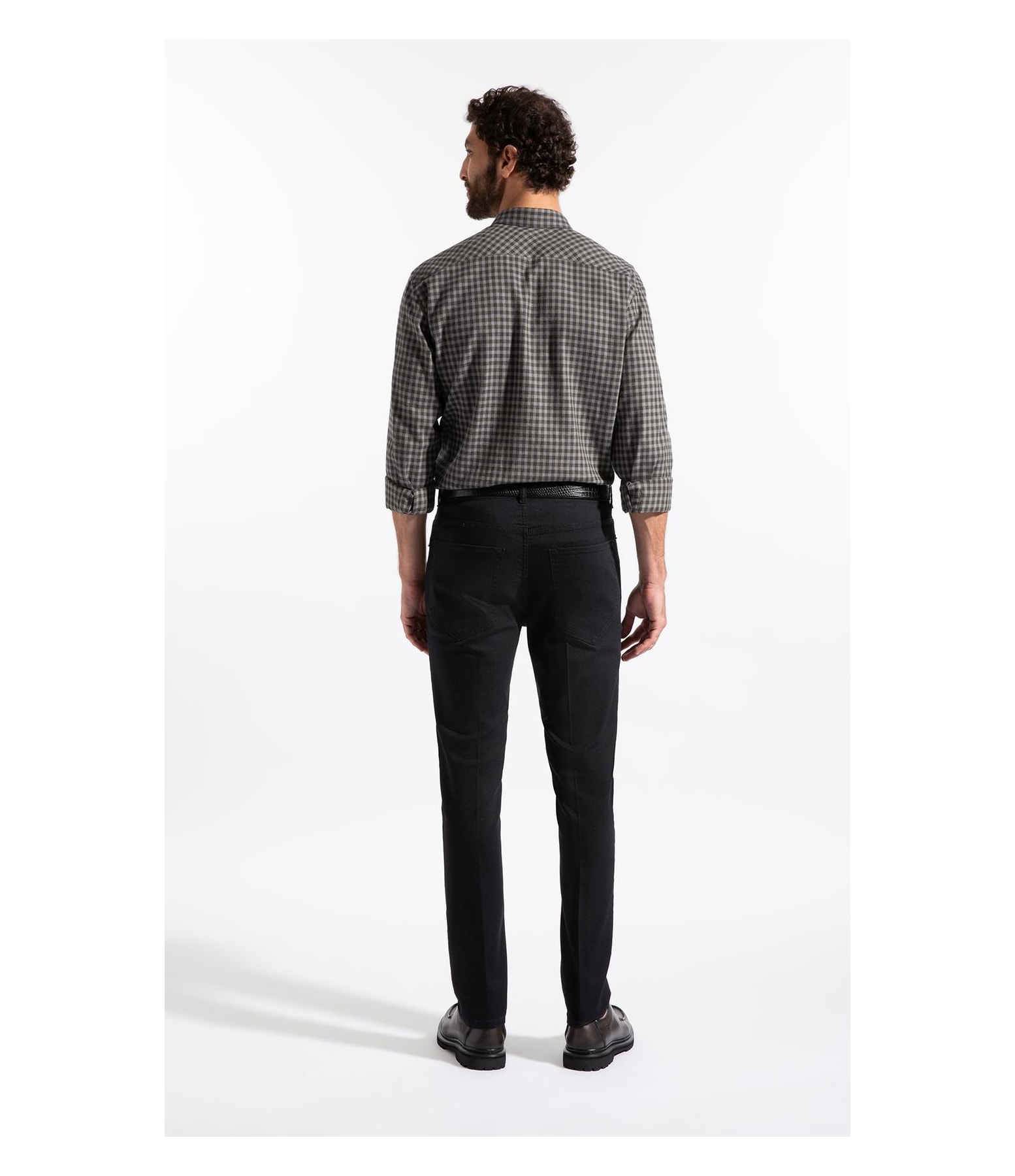 Wool Touch Robe Classic Irish Ml Tabaco