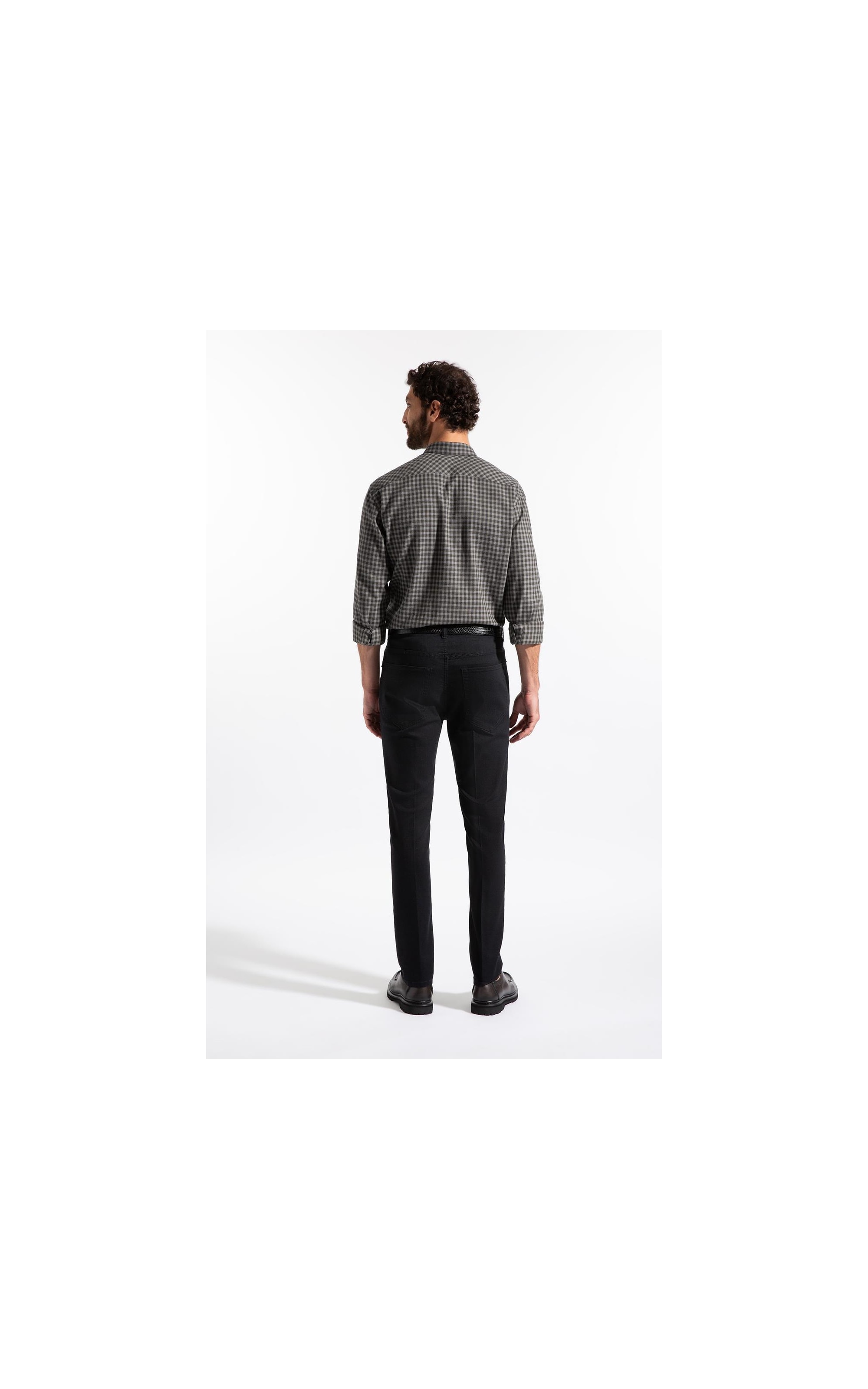 Wool Touch Robe Classic Irish Ml Tabaco