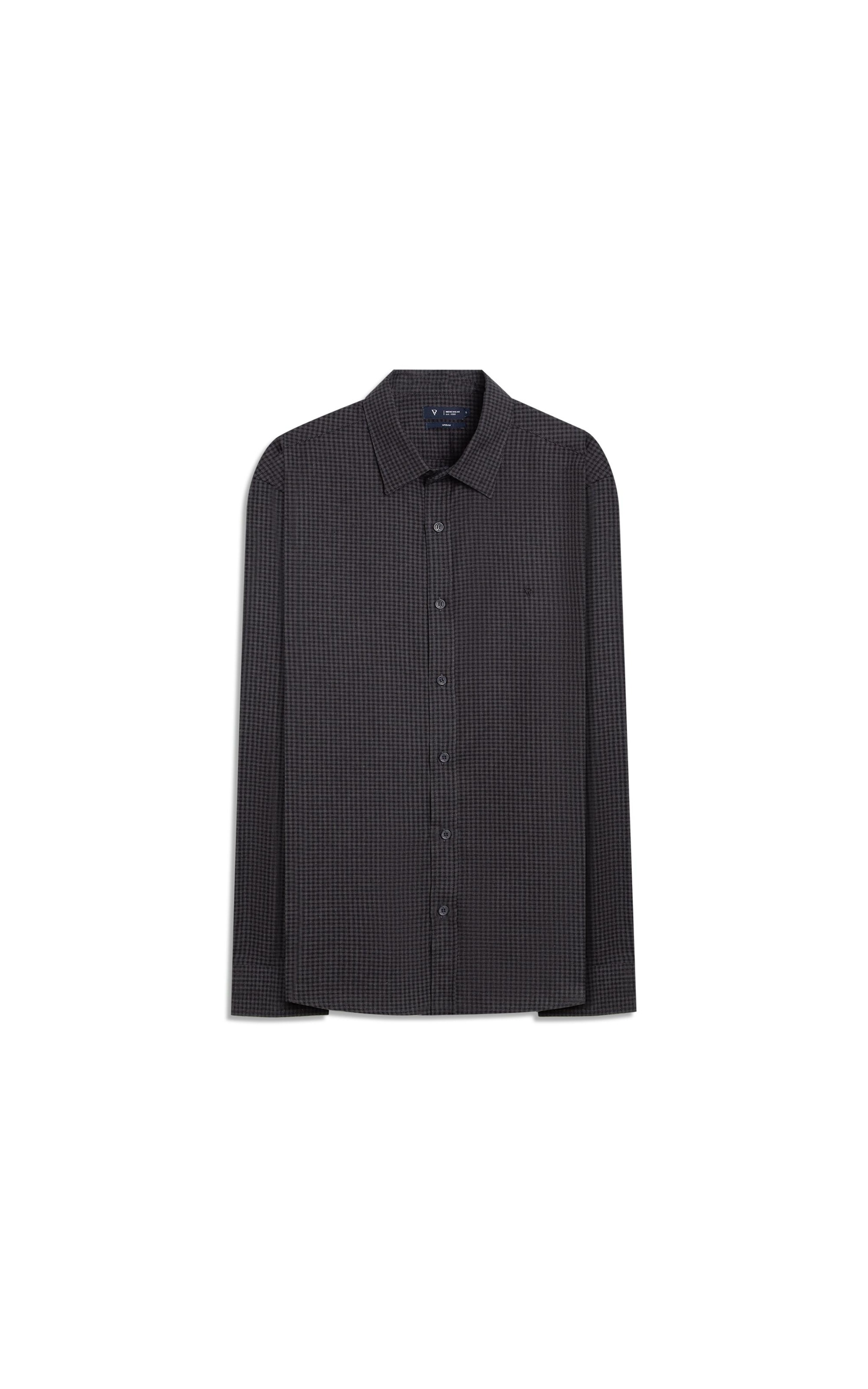 Camisa Woolt Ouch Oslo Plaid Classic Irish Ml Grafite