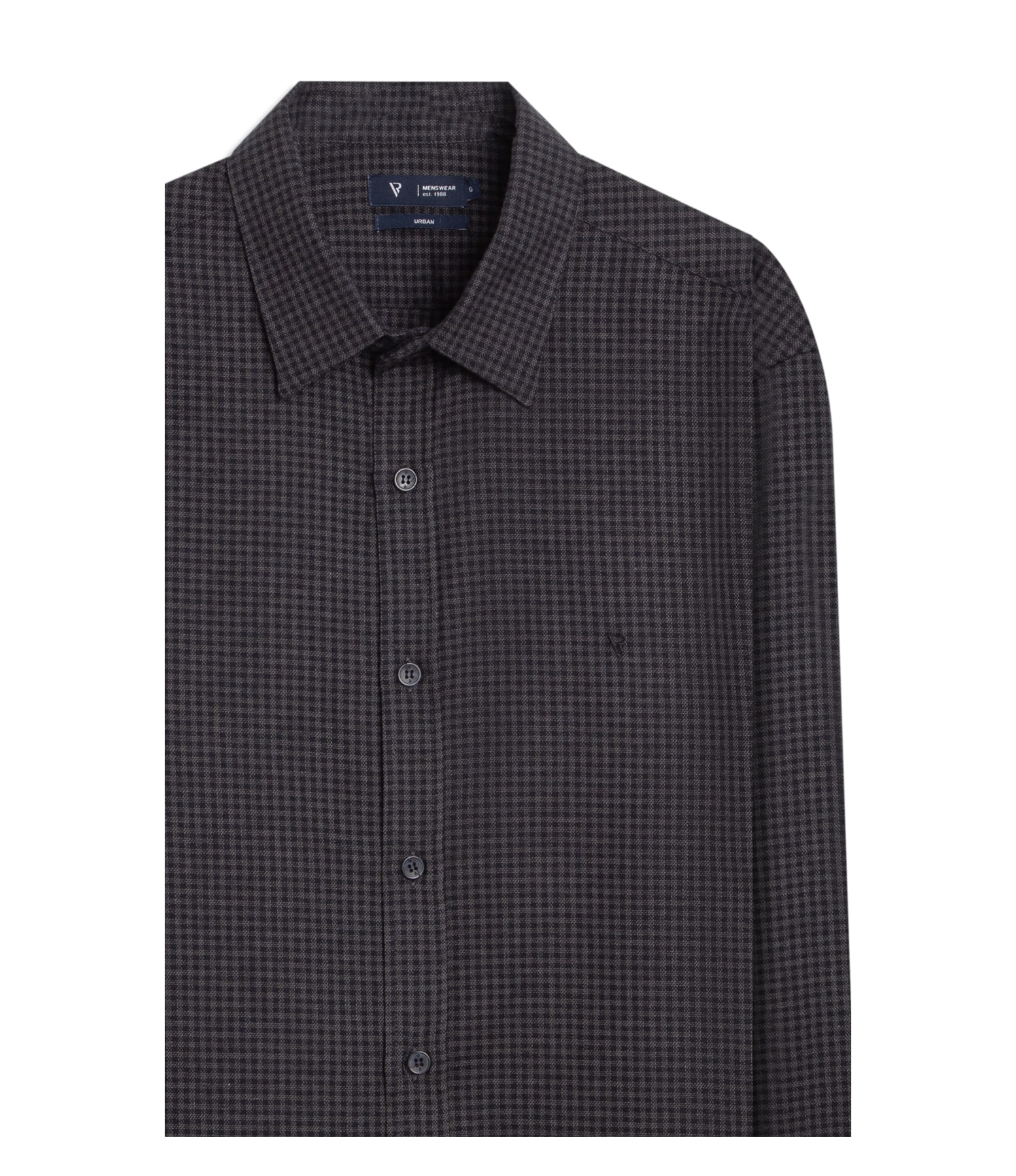 Camisa Woolt Ouch Oslo Plaid Classic Irish Ml Grafite