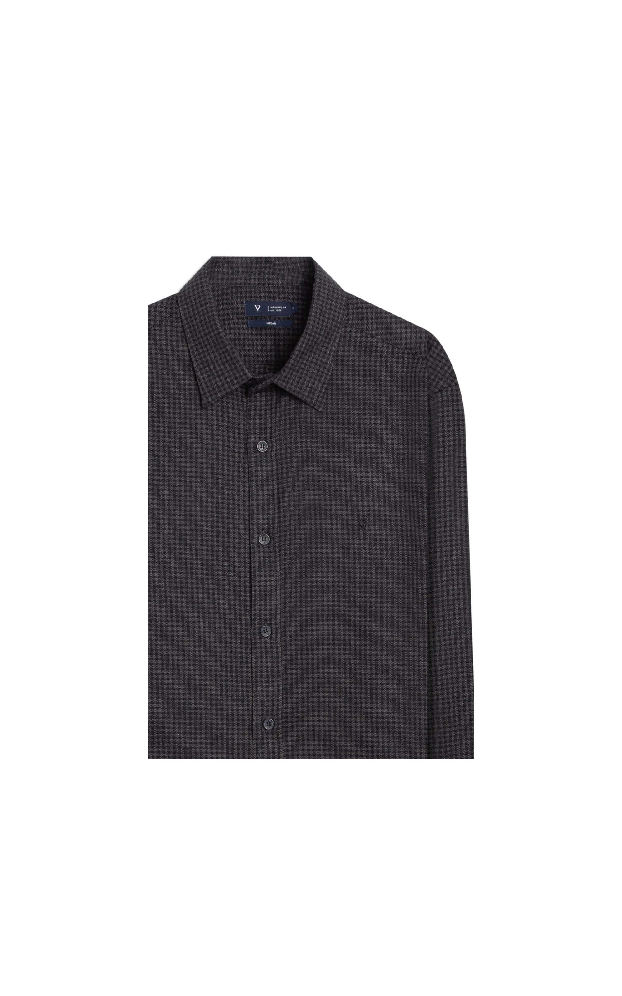 Camisa Woolt Ouch Oslo Plaid Classic Irish Ml Grafite