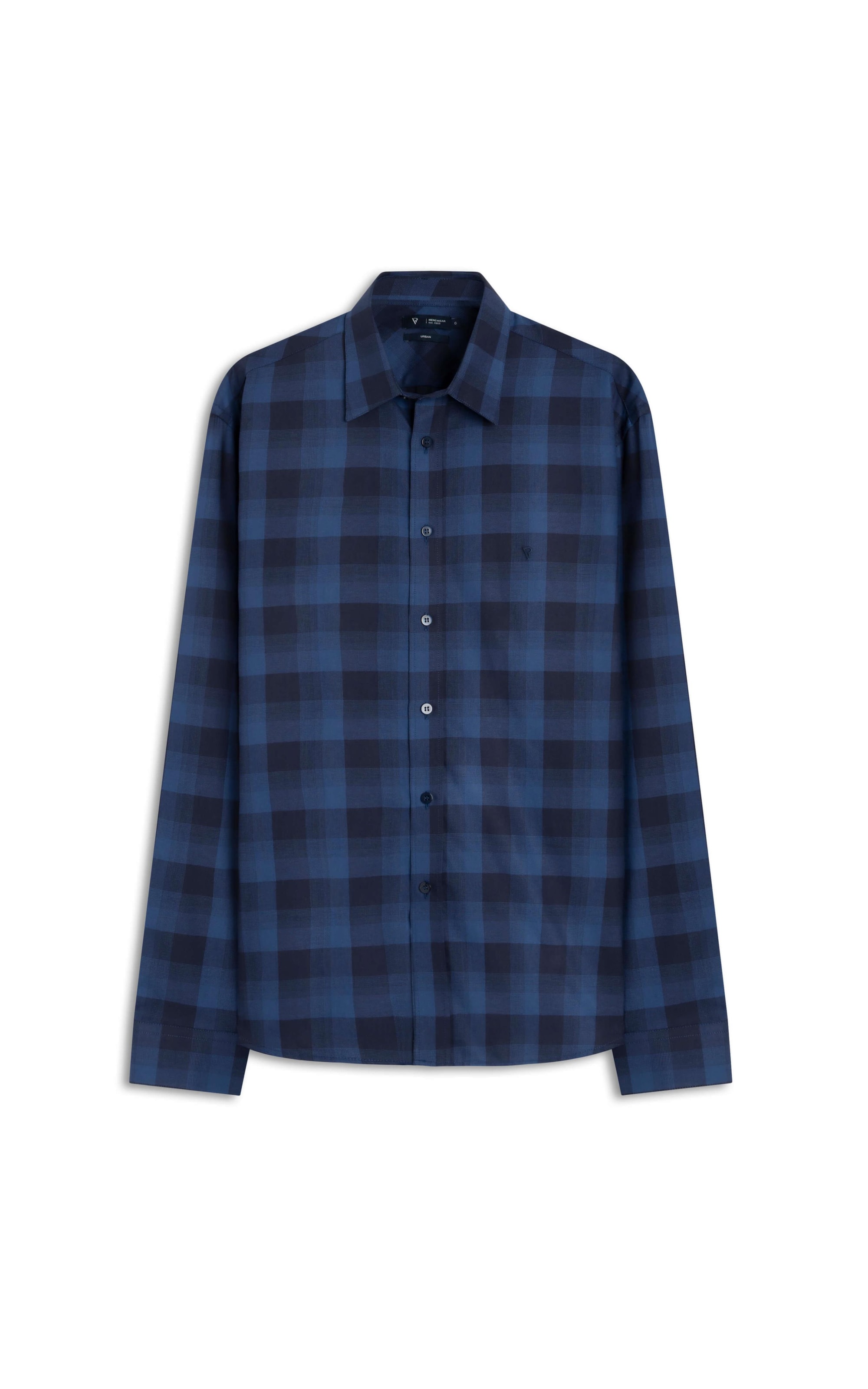 Camisa Xadrez Dark Blue Dark Navy