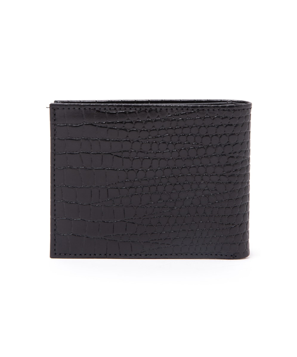 Carteira Classic Croco Preto