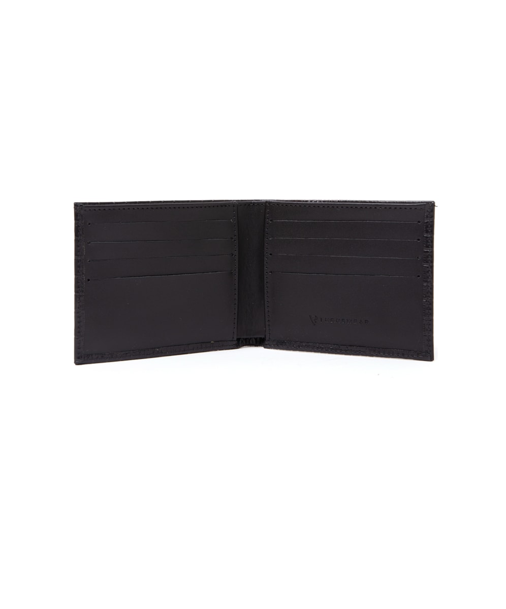 Carteira Classic Croco Preto