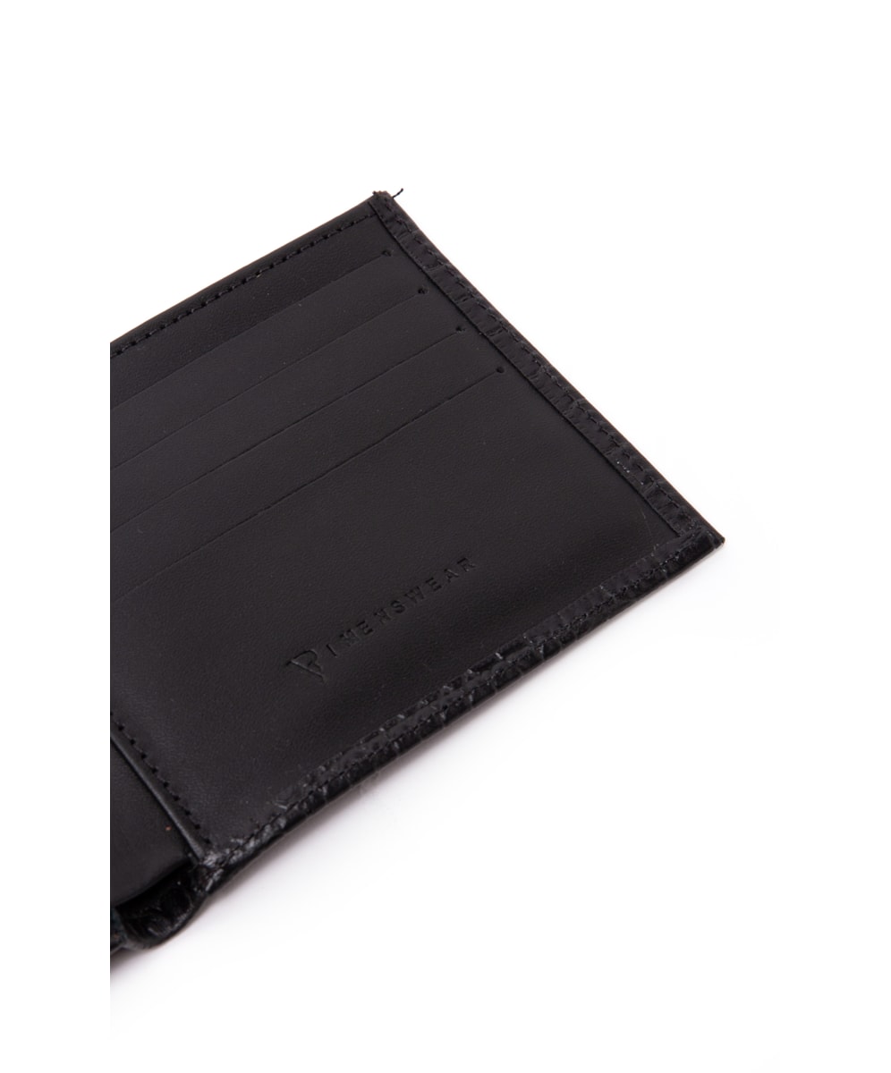 Carteira Classic Croco Preto
