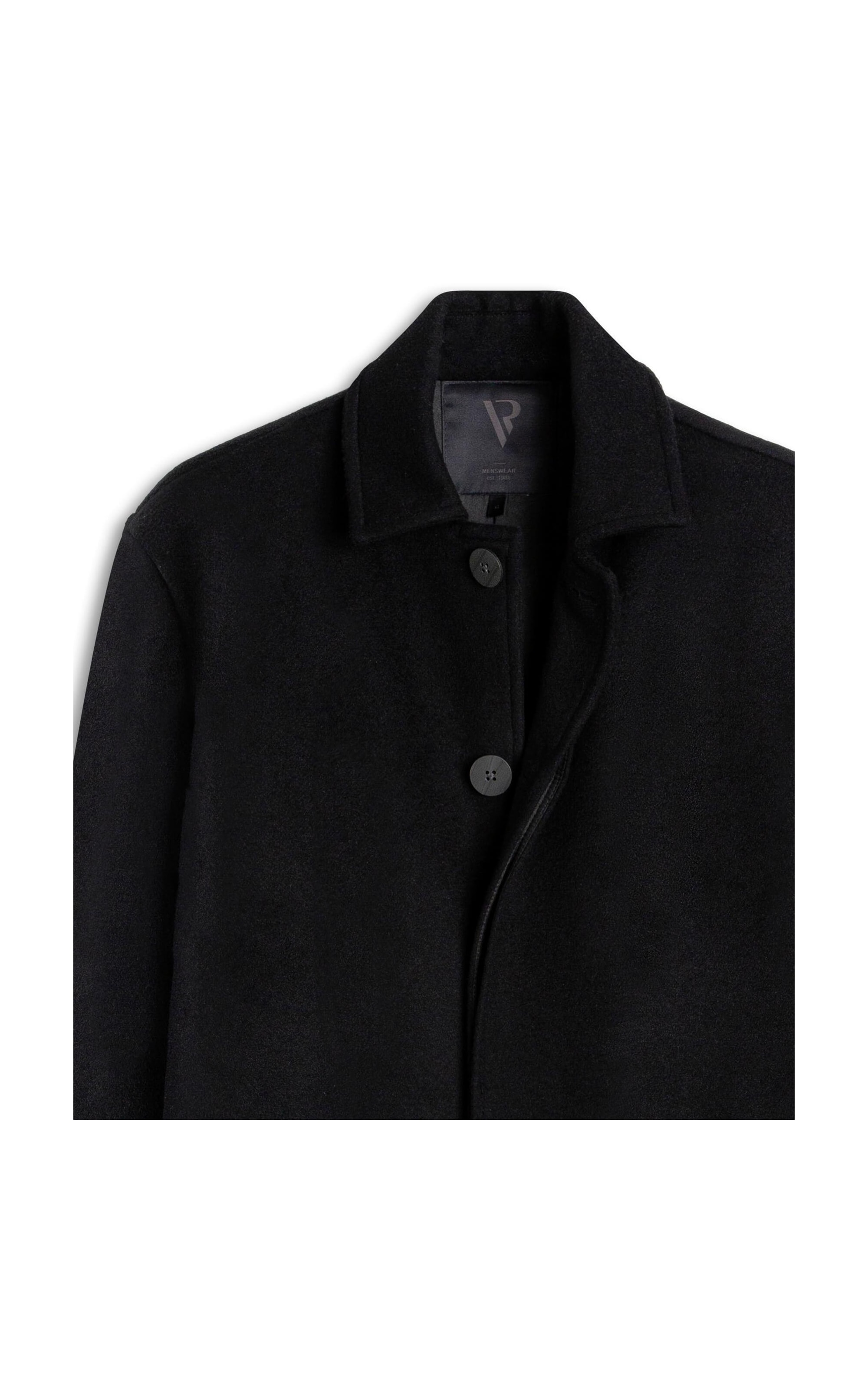 Casaco Lã Cashmere Preto