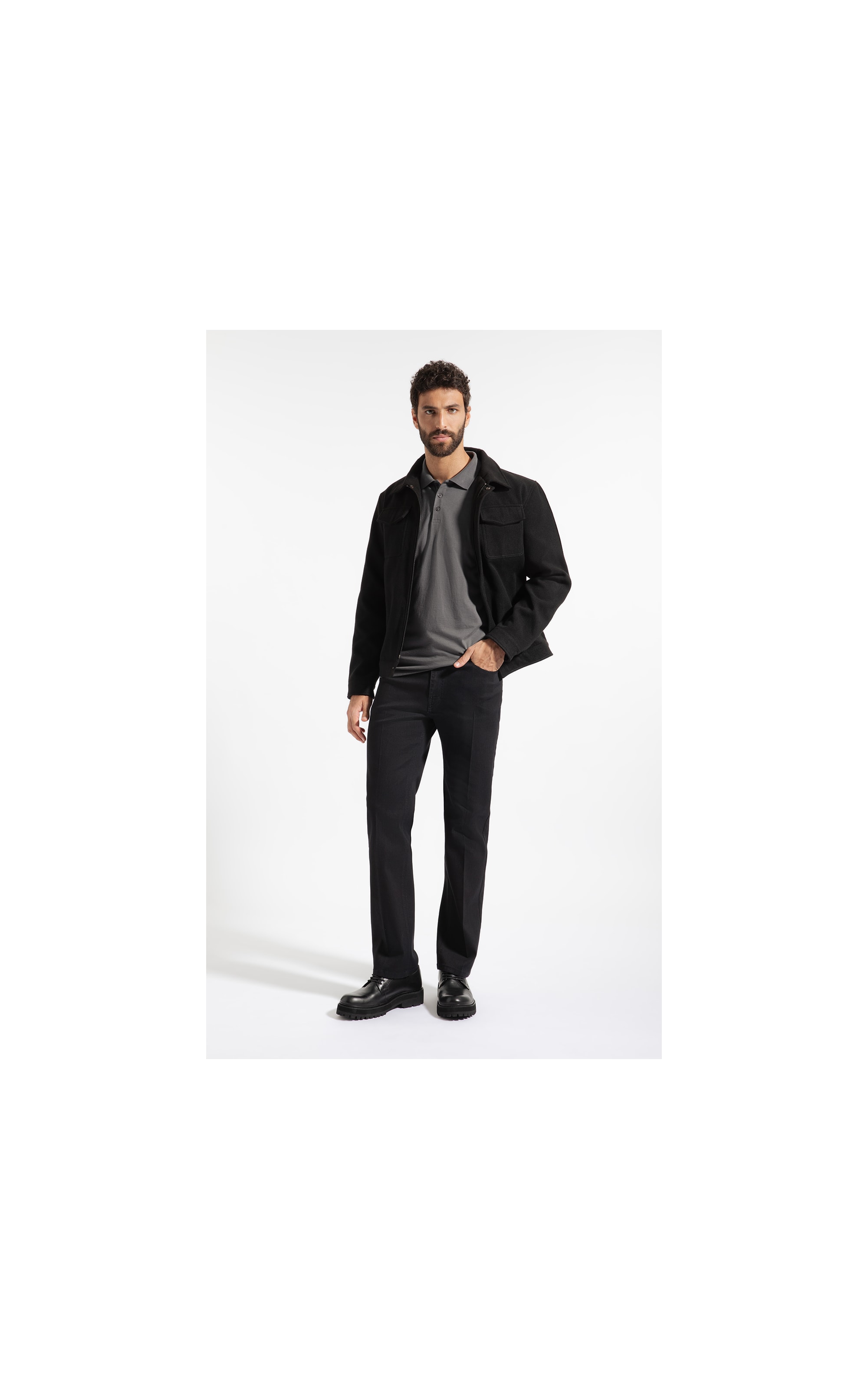 Casaco Wool Like Dulese Preto