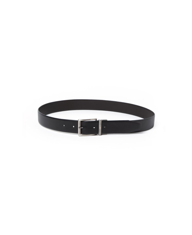 Cinto Classic Dupla Face Saffiano 35mms Preto
