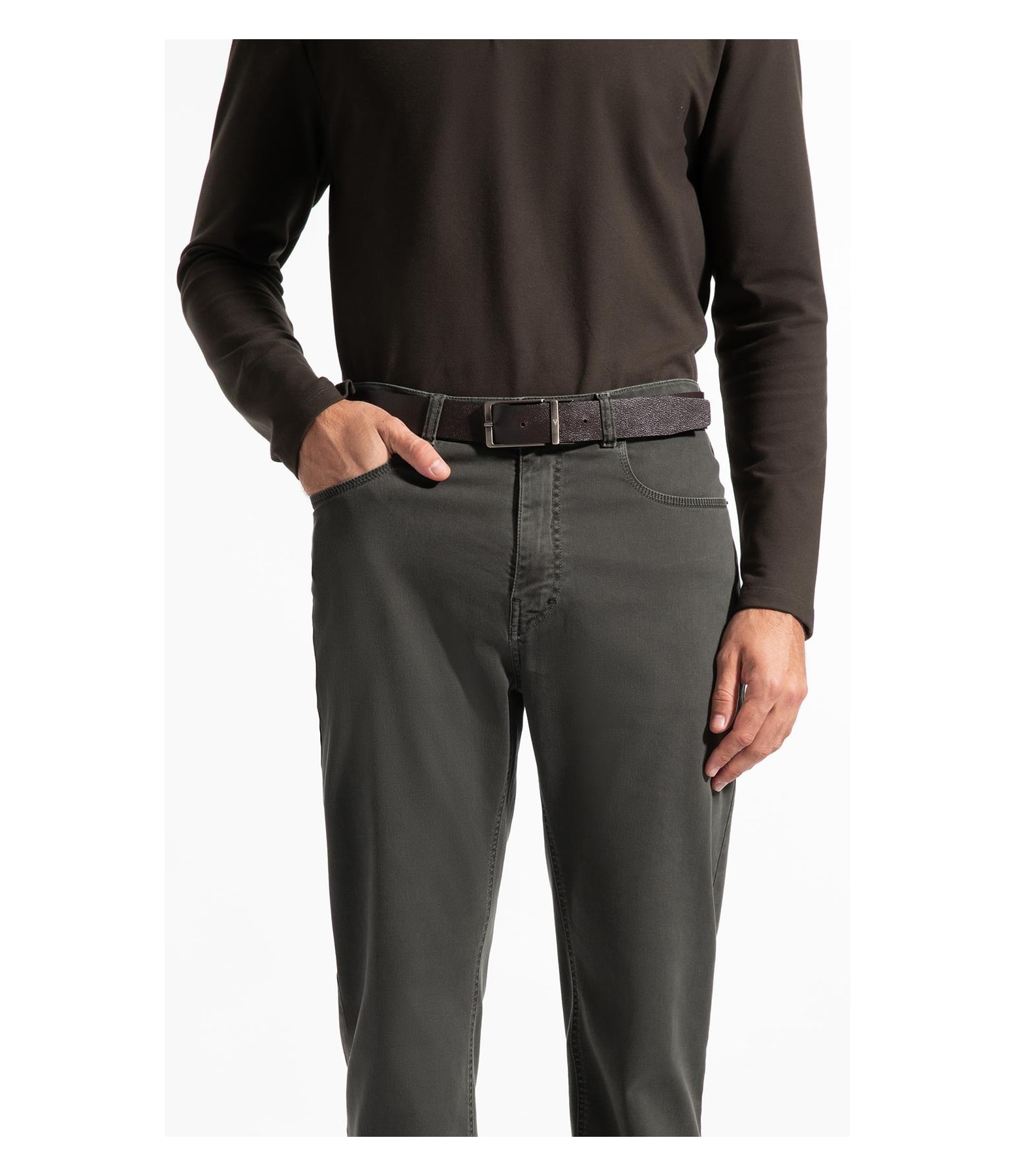 Cinto Dupla Face Napa Vest Cores Preto