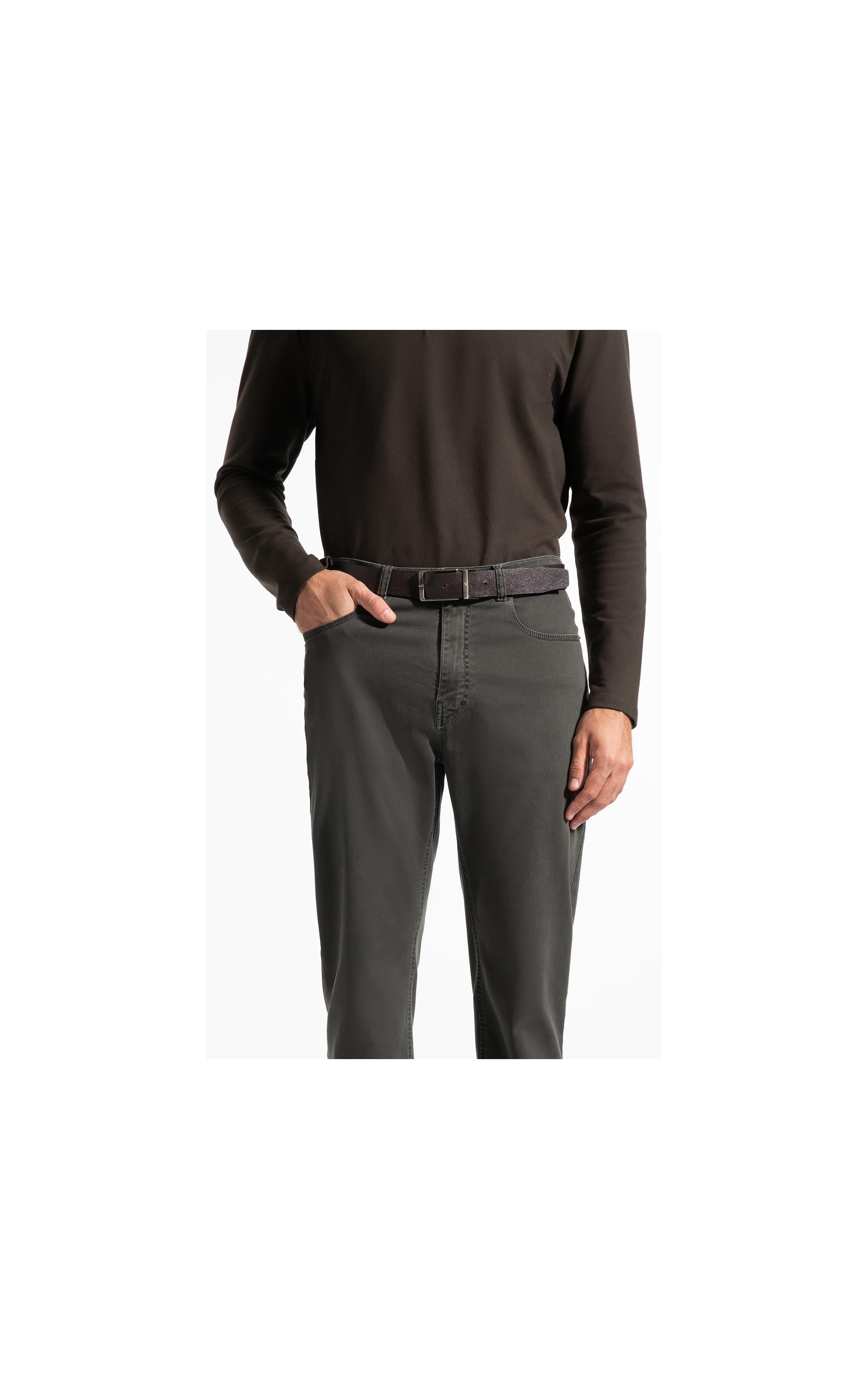 Cinto Dupla Face Napa Vest Cores Preto