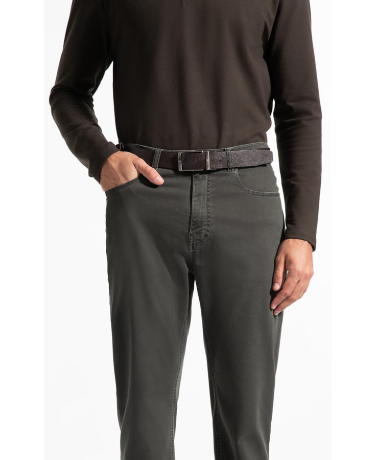 Cinto Dupla Face Napa Vest Cores Preto