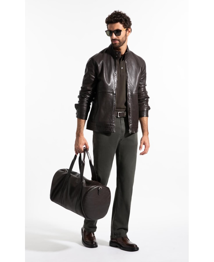 Cinto Dupla Face Napa Vest Cores Preto