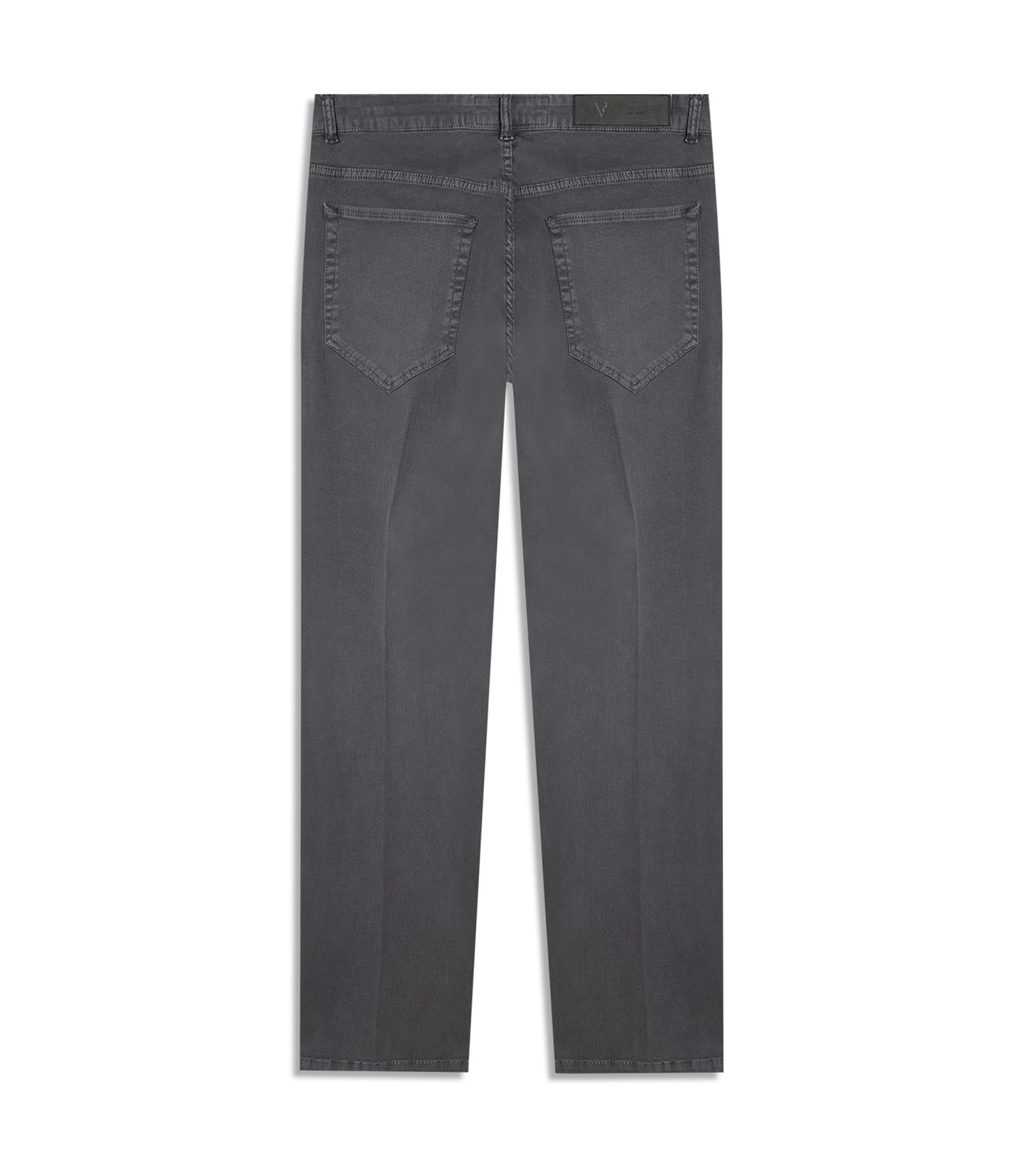 Color Rib Plus (Slim) 5 Pockets Cinza Medio