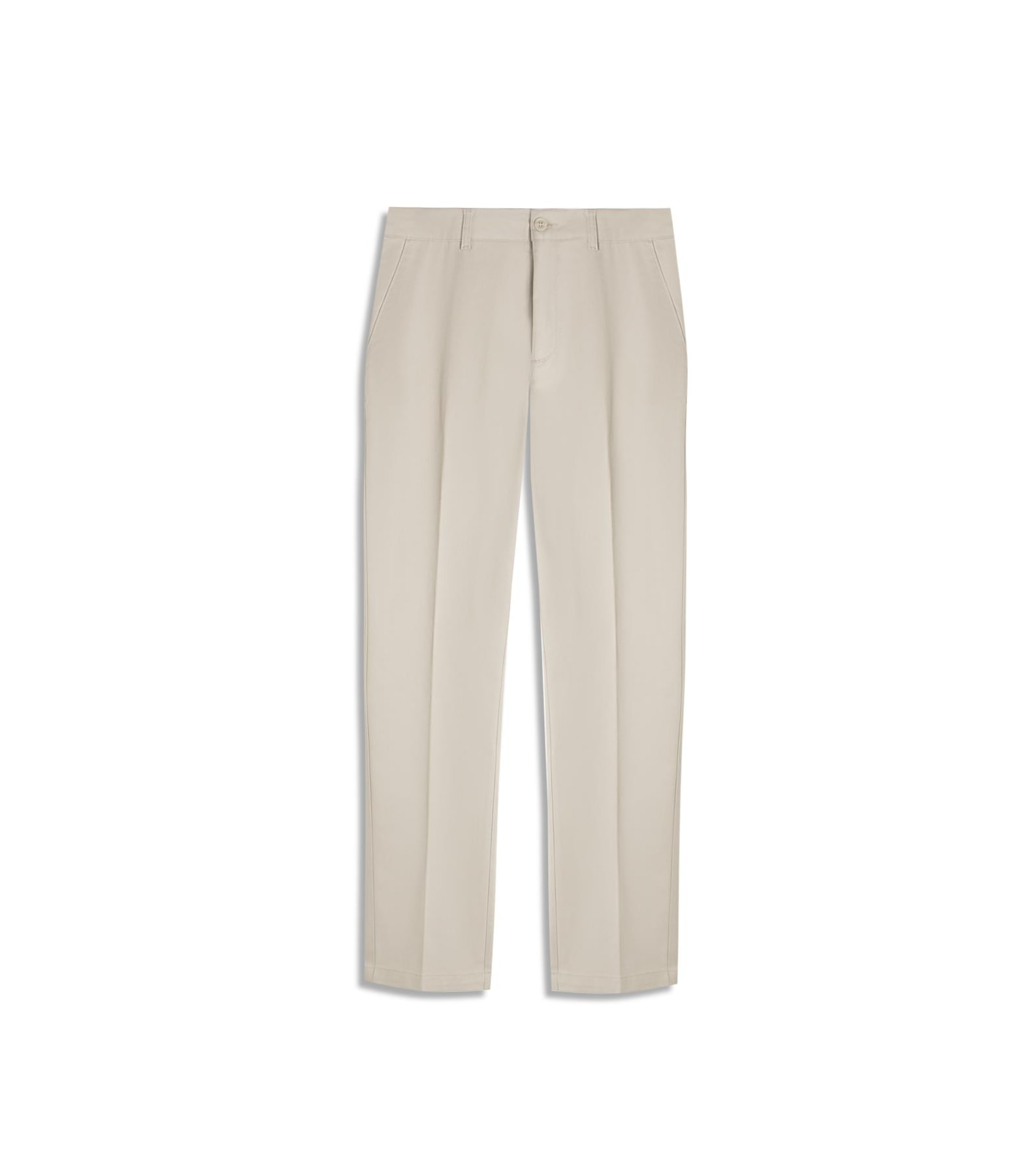 Color Twill Piece Dye Chino Silver