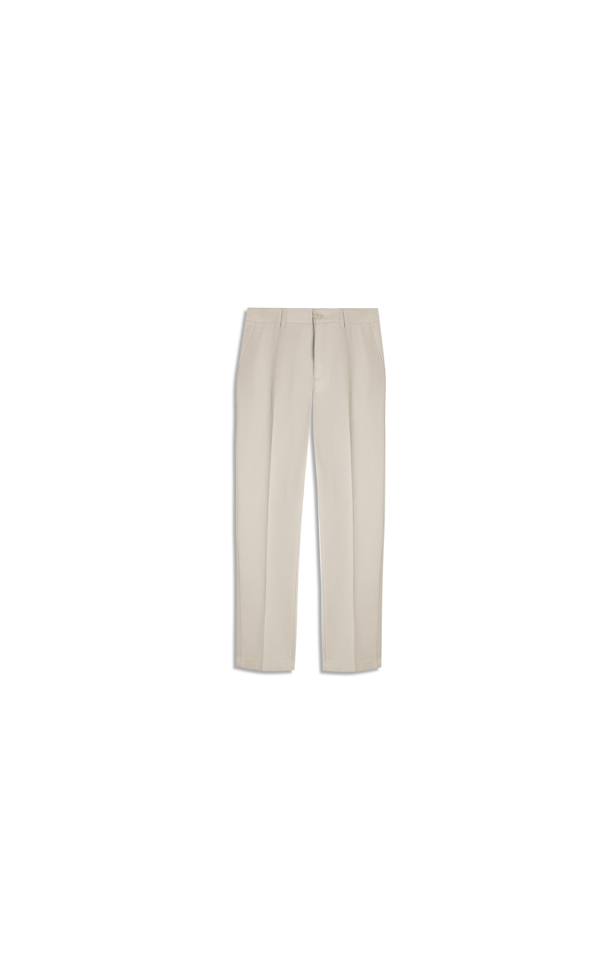 Color Twill Piece Dye Chino Silver