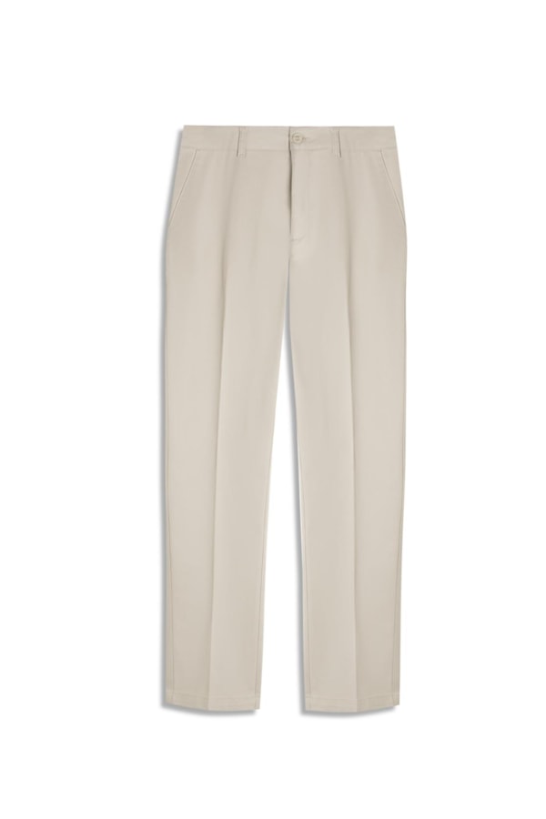 Color Twill Piece Dye Chino Silver