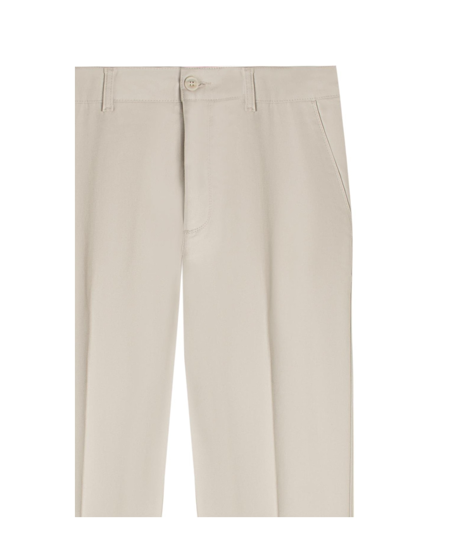 Color Twill Piece Dye Chino Silver