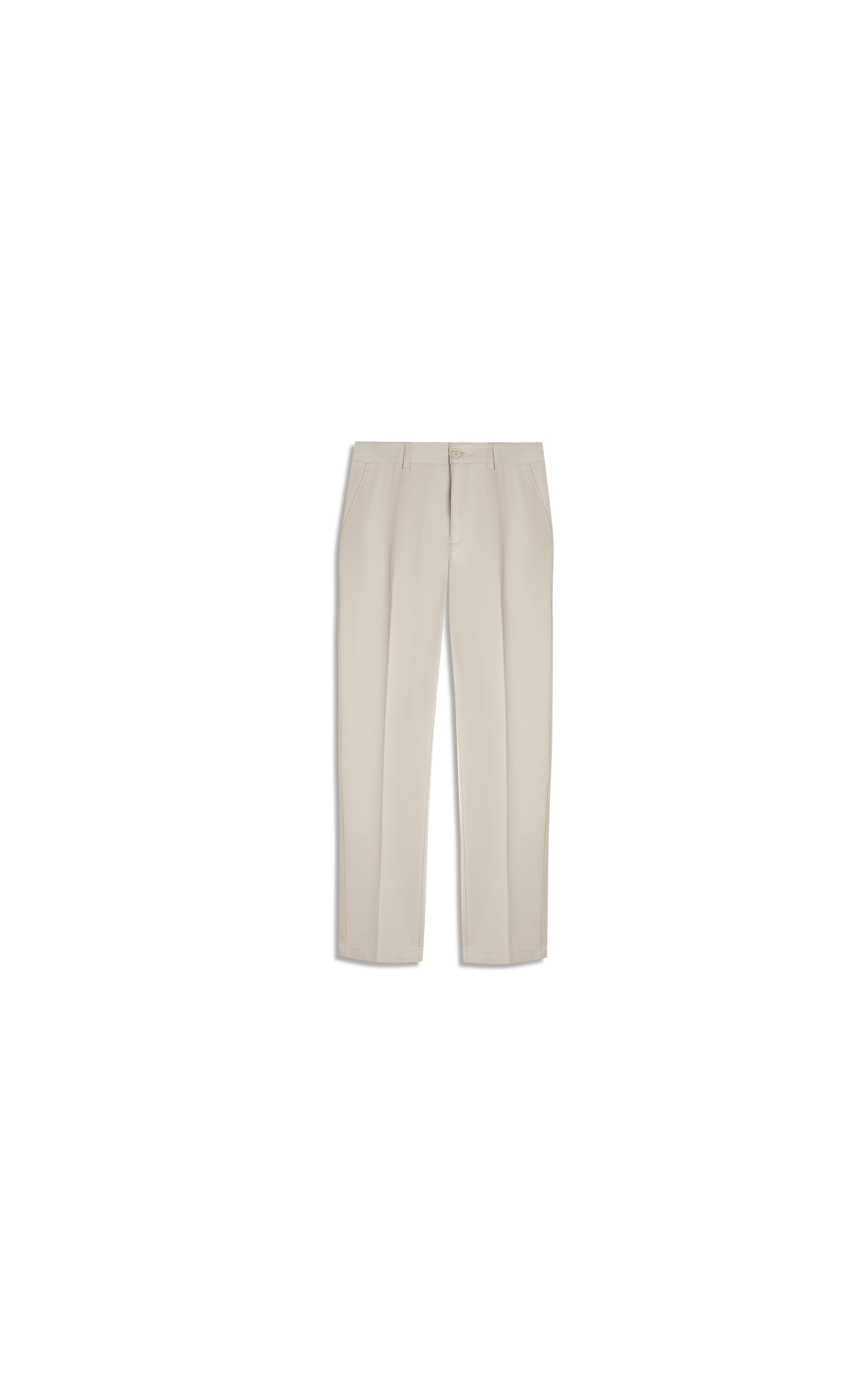 Color Twill Piece Dye Chino Silver