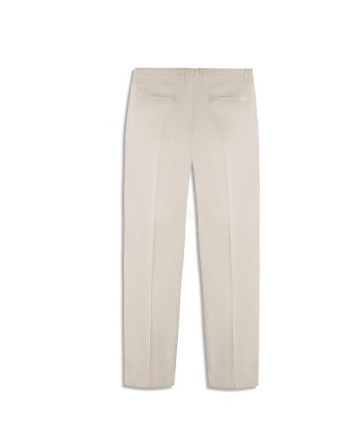 Color Twill Piece Dye Chino Silver                      