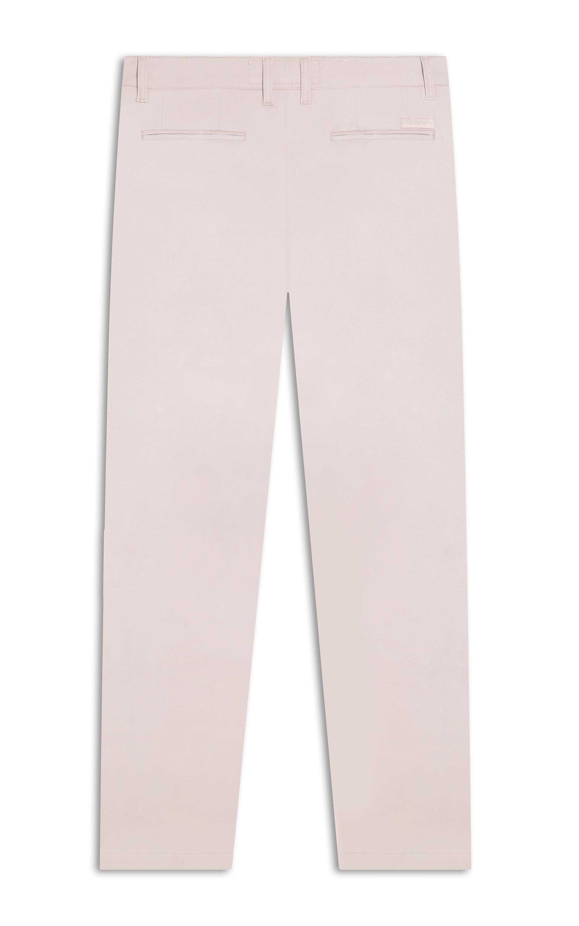 Color Twill Piece Dye (Slim) Chino Silver                      