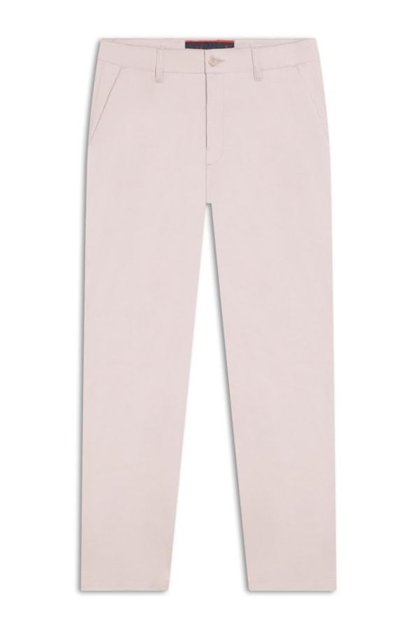 Color Twill Piece Dye (Slim) Chino Silver                      