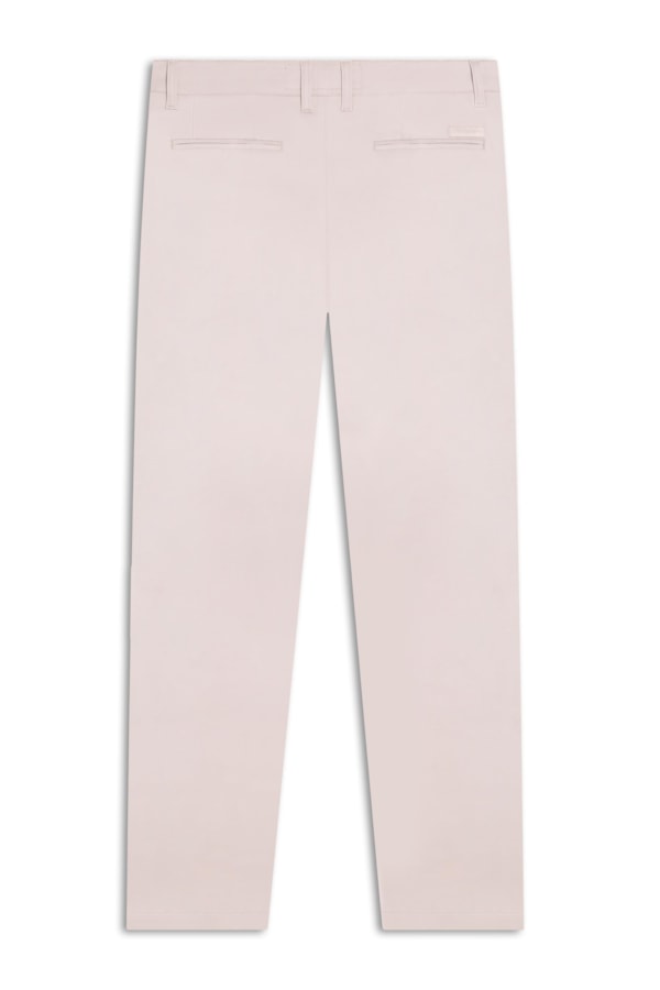 Color Twill Piece Dye (Slim) Chino Silver                      
