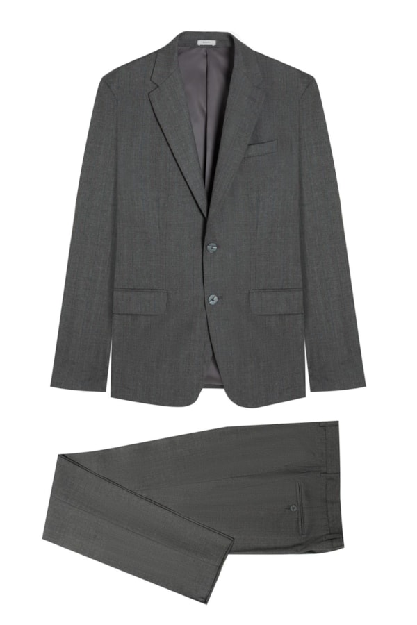 Costume Alf Pv Melange Cinza Medio