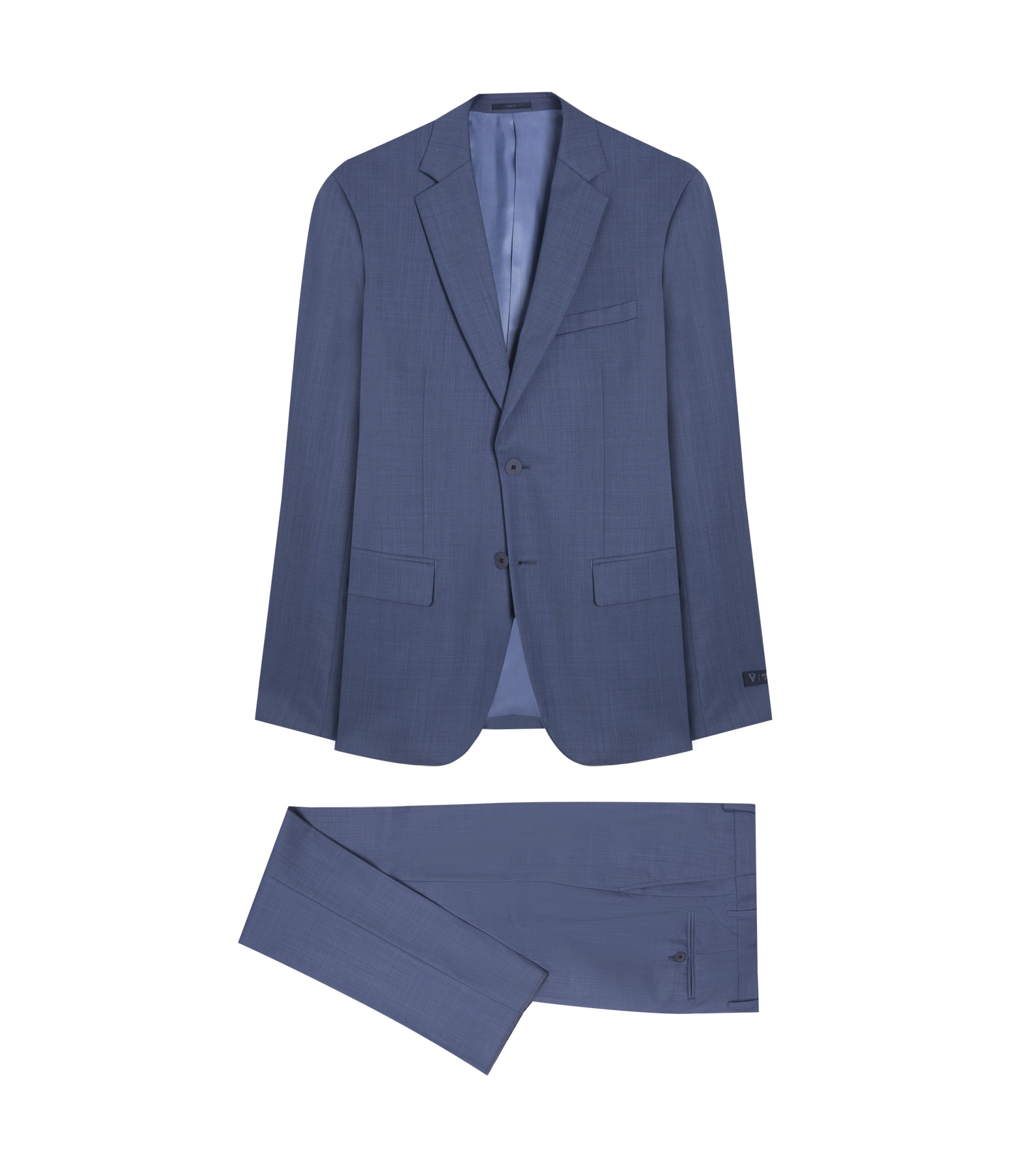 Costume Cross Dye Wool Blend Blue Grey                               